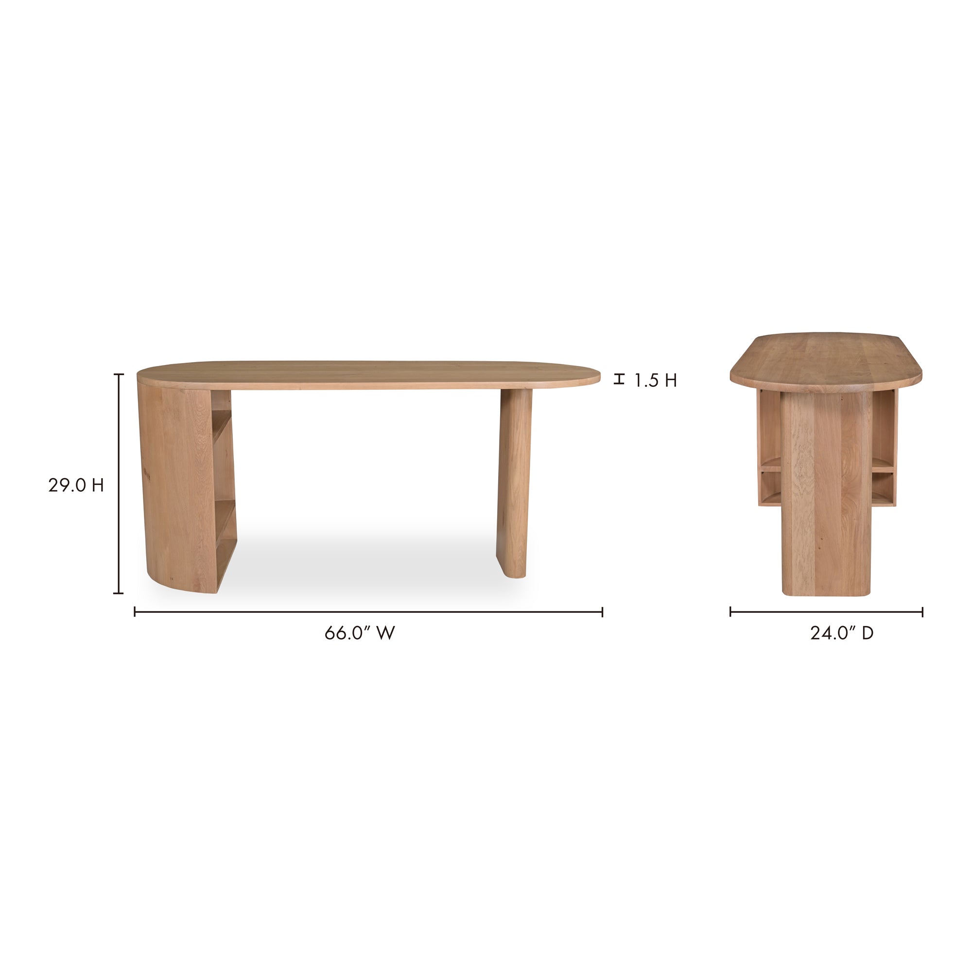 Theo Desk Natural - Central Designs