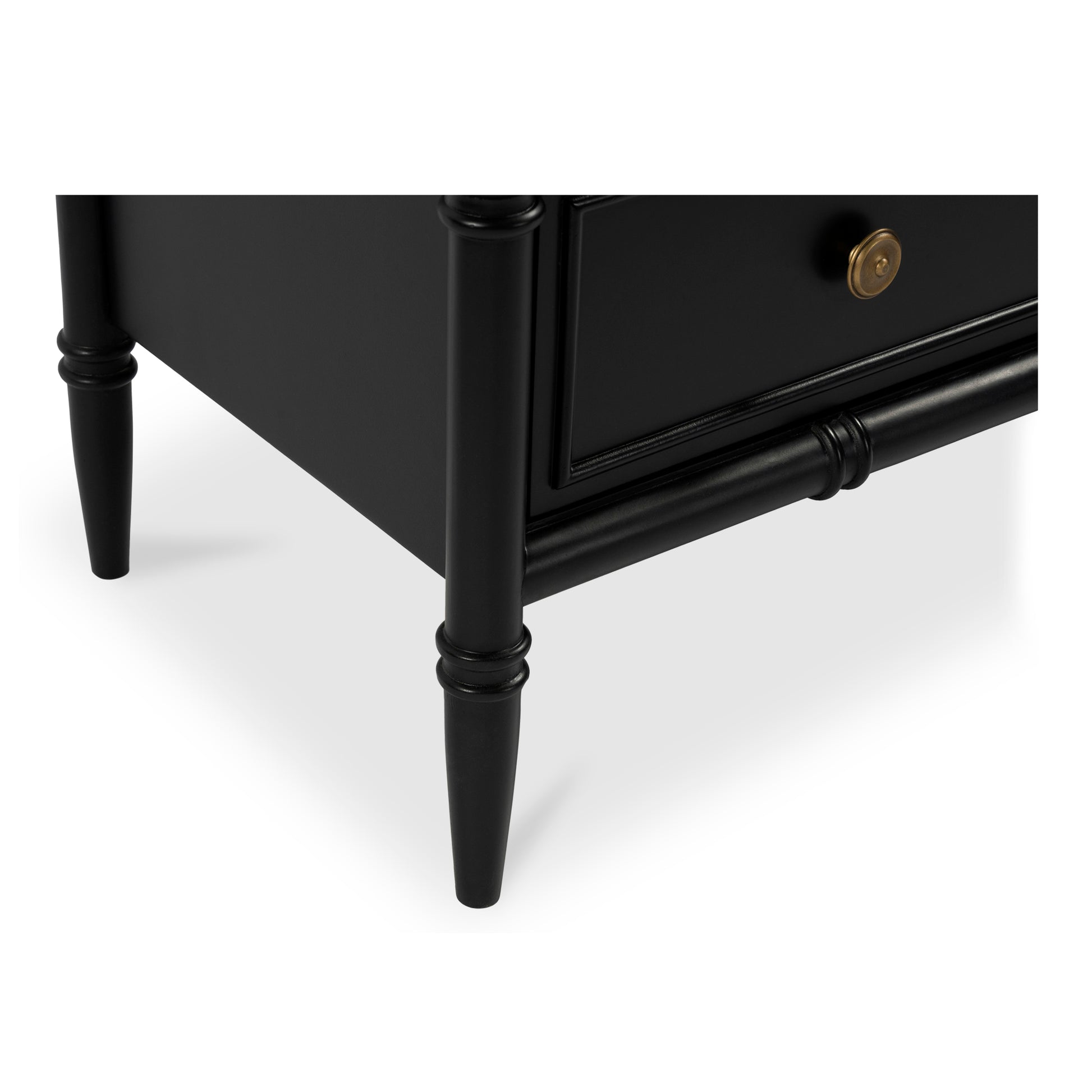 Eleanor 5 Drawer Chest Black - Central Designs