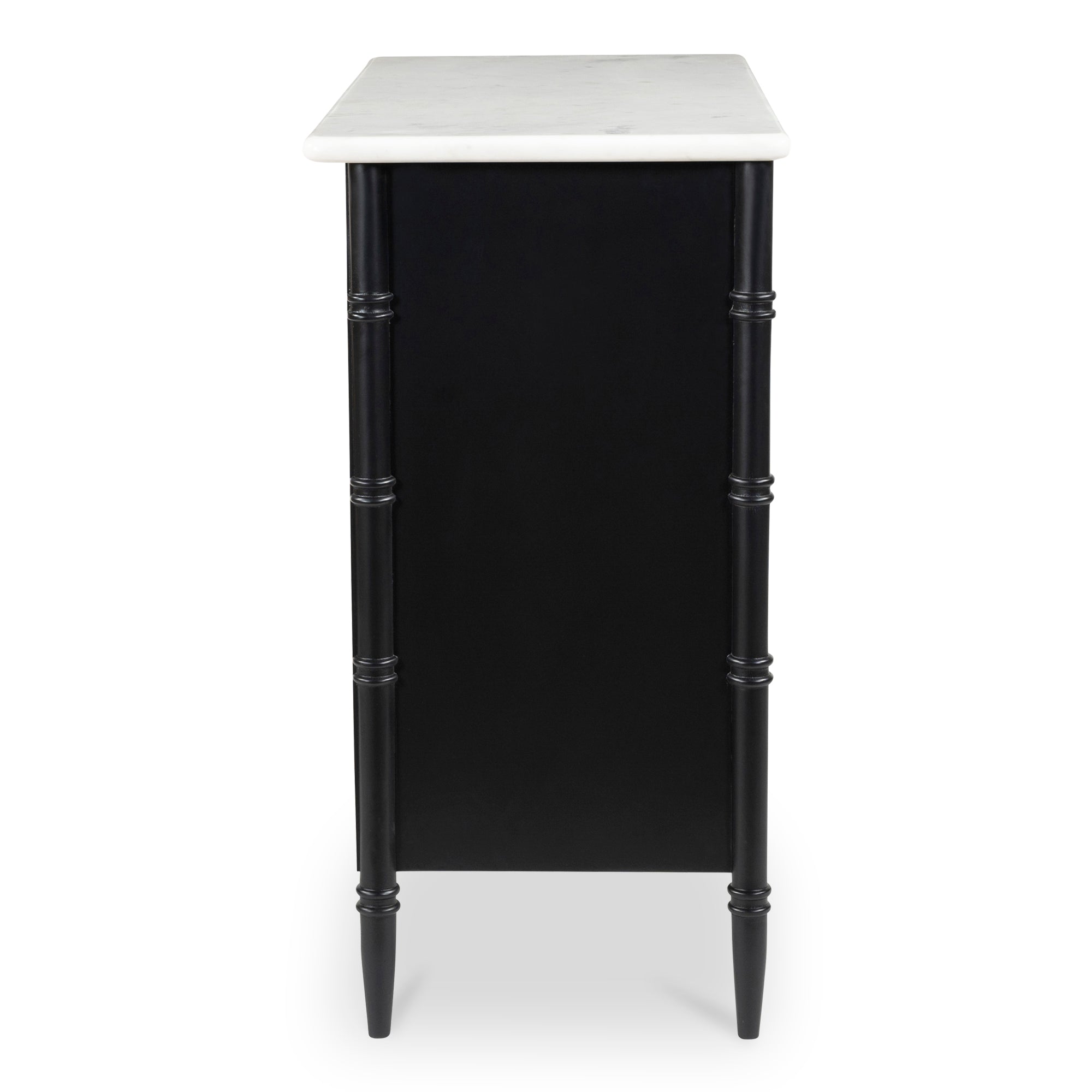 Eleanor 5 Drawer Chest Black - Central Designs