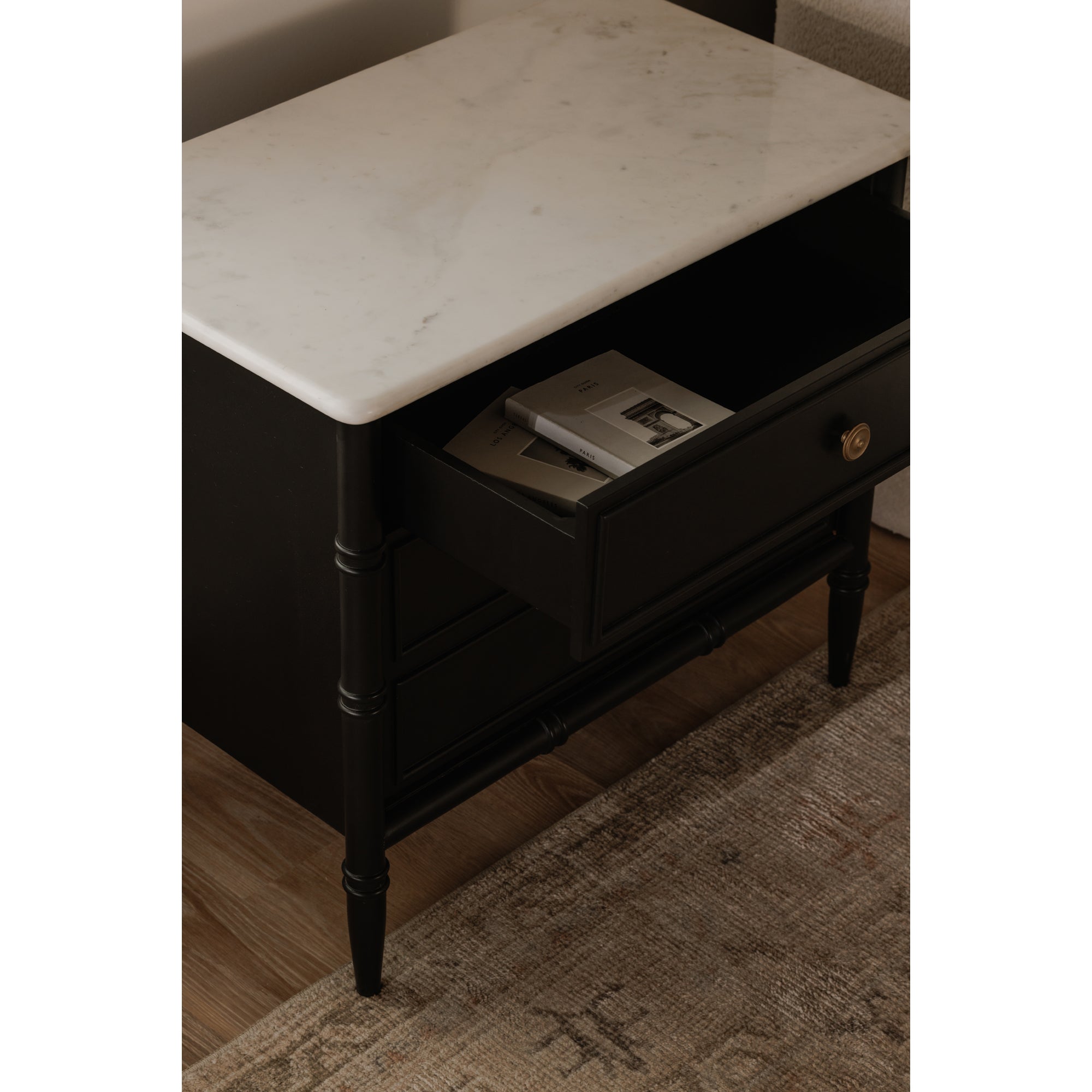 Eleanor Nightstand Black - Central Designs