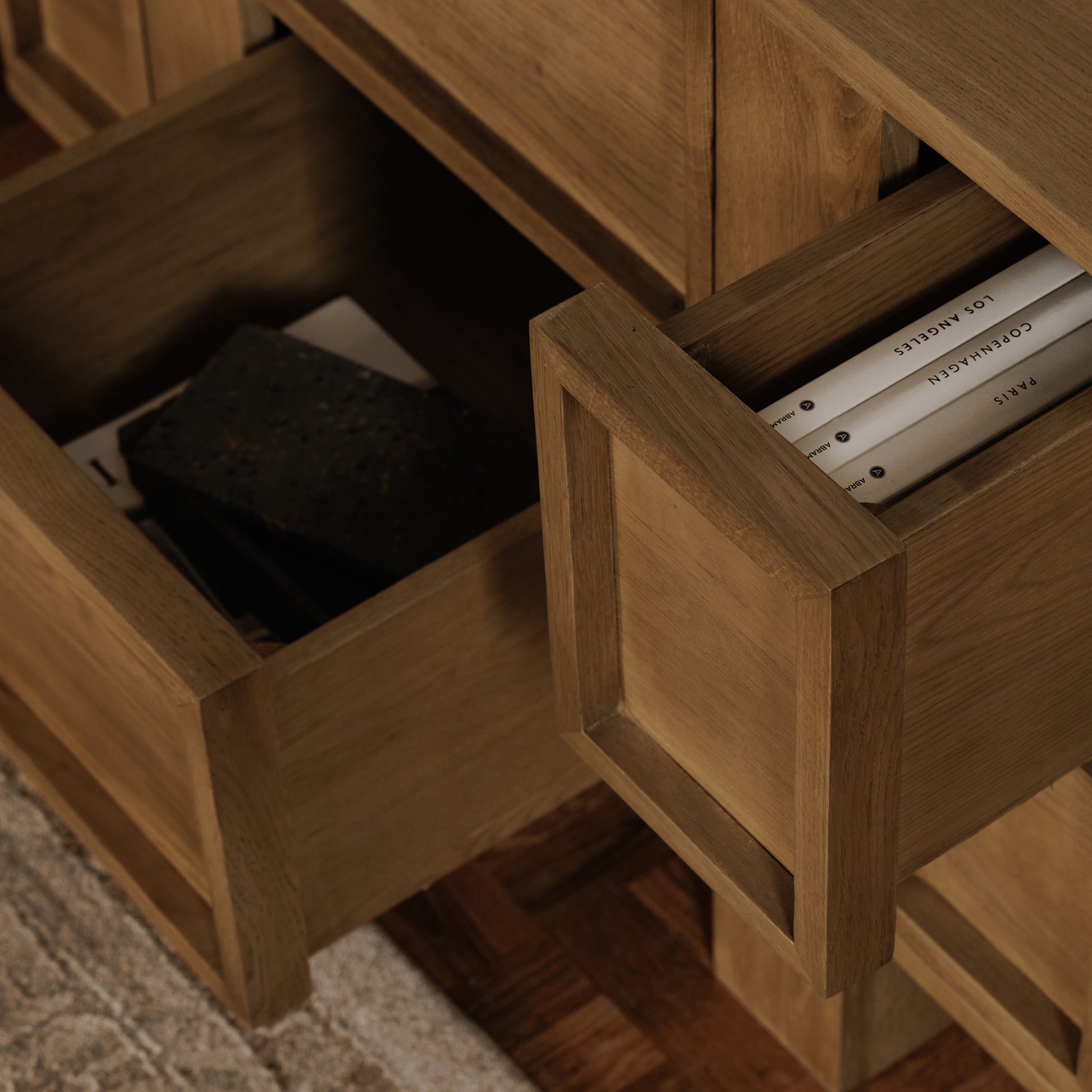 Henley Nightstand Brown - Central Designs