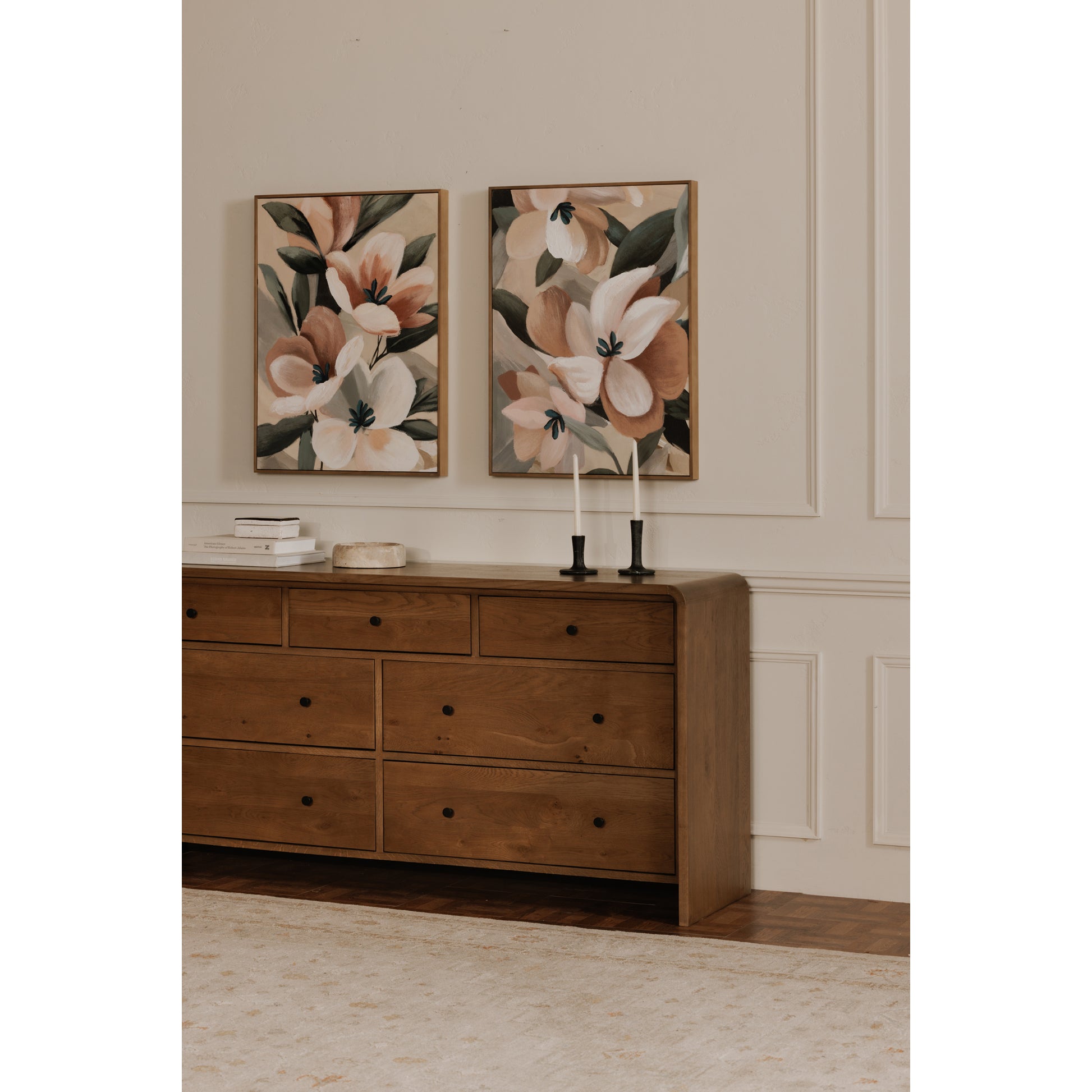 Riley 7 Drawer Dresser Oak - Central Designs