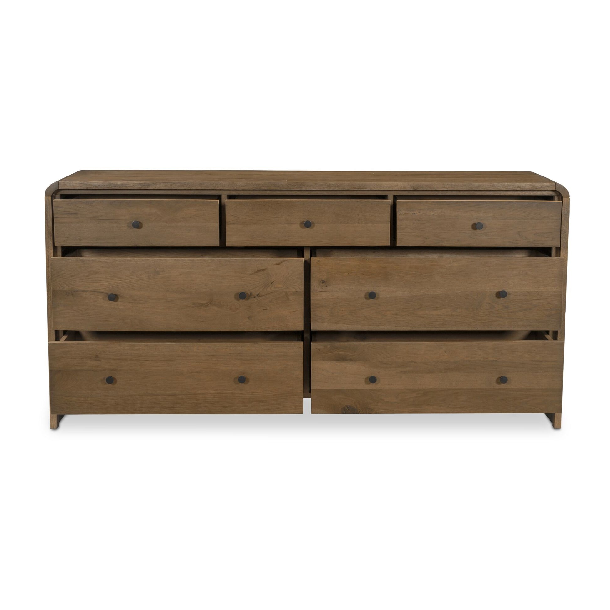 Riley 7 Drawer Dresser Oak - Central Designs