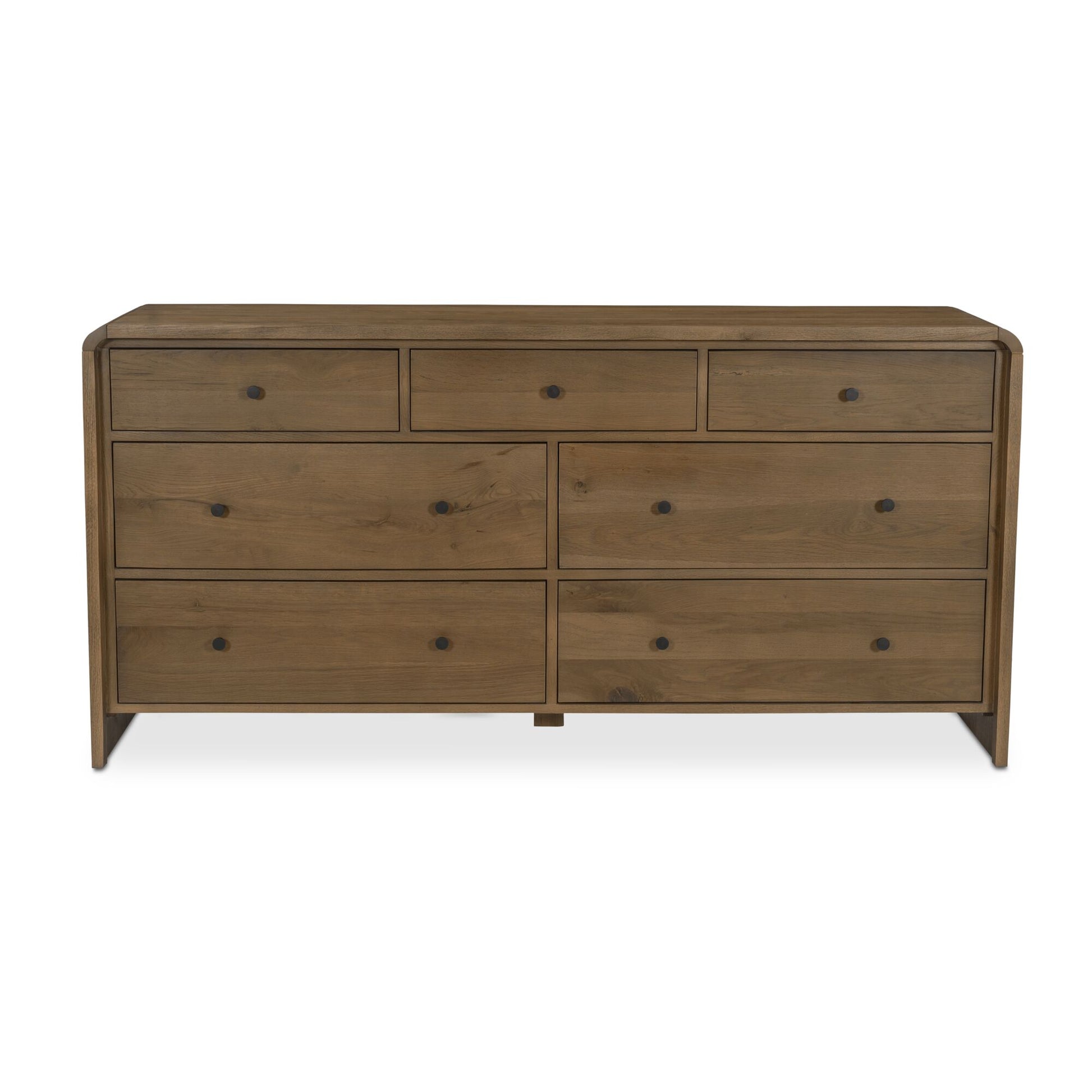 Riley 7 Drawer Dresser Oak - Central Designs