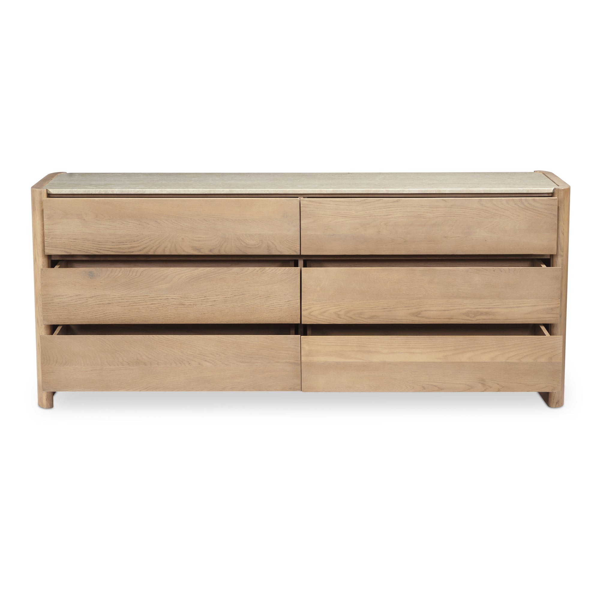 Lane 6 Drawer Dresser Natural - Central Designs