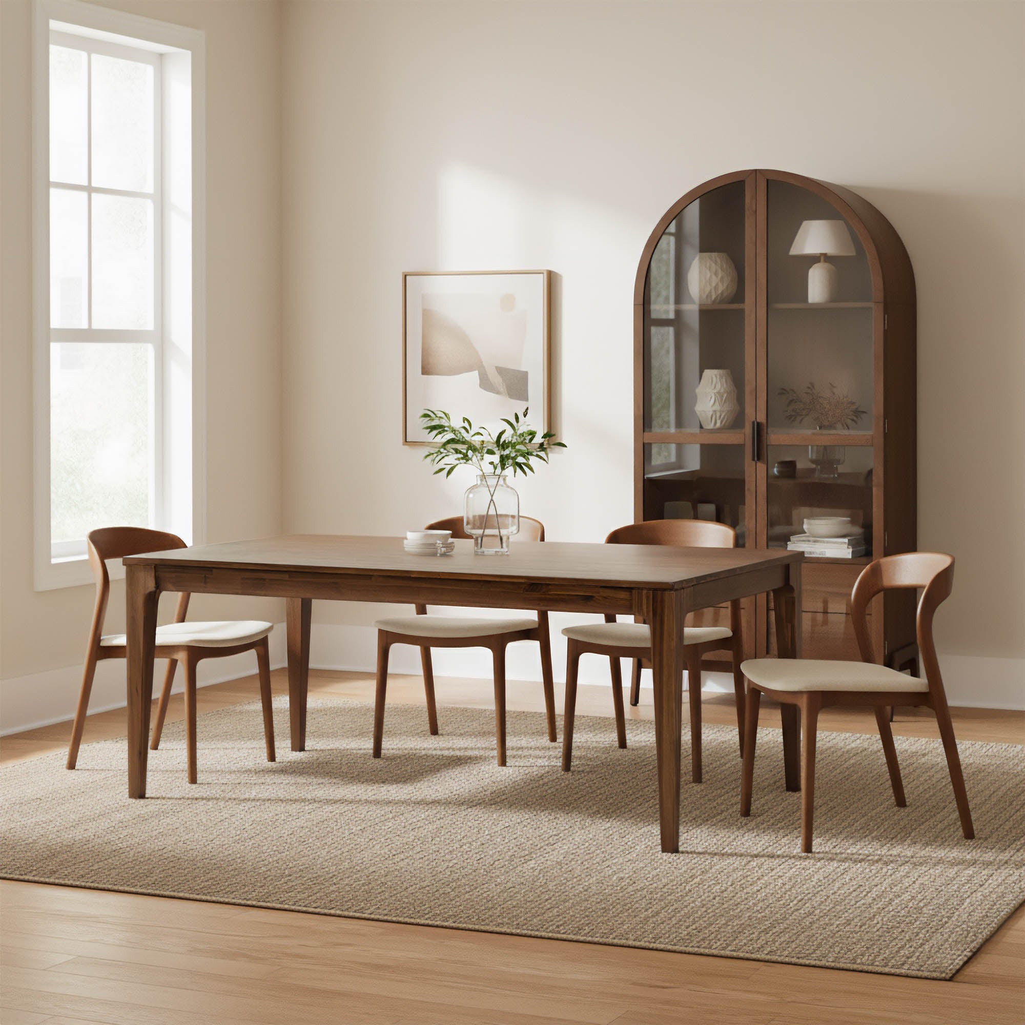 Rotondo Dining Chair - Walnut Frame - Central Designs