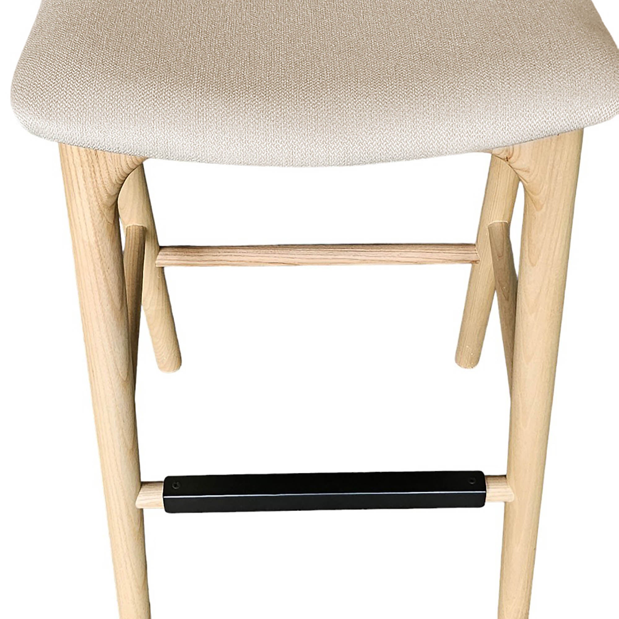 Rotondo Counter Stool - Natural Frame - Central Designs