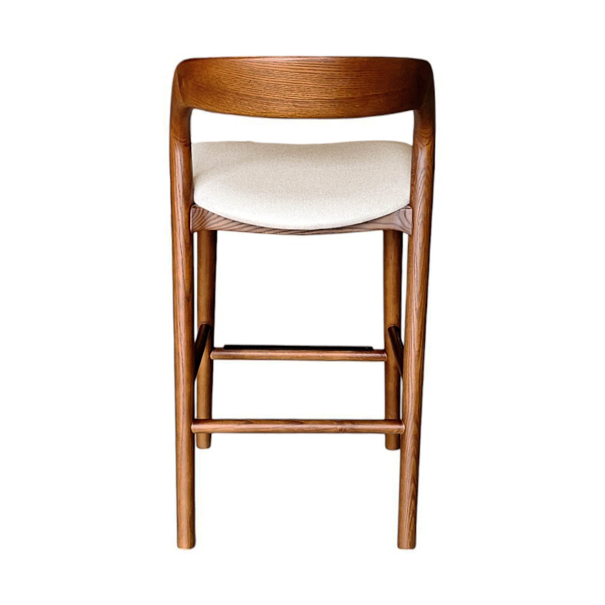 Rotondo Counter Stool - Walnut Frame - Central Designs