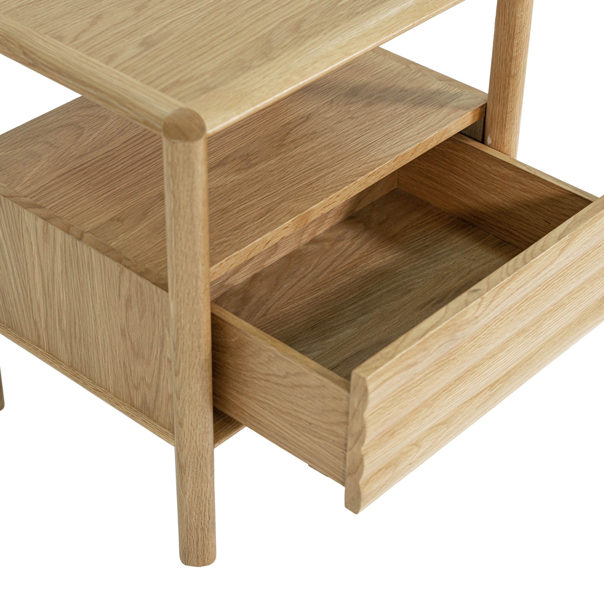 Runway Nightstand - Light Oak - Central Designs