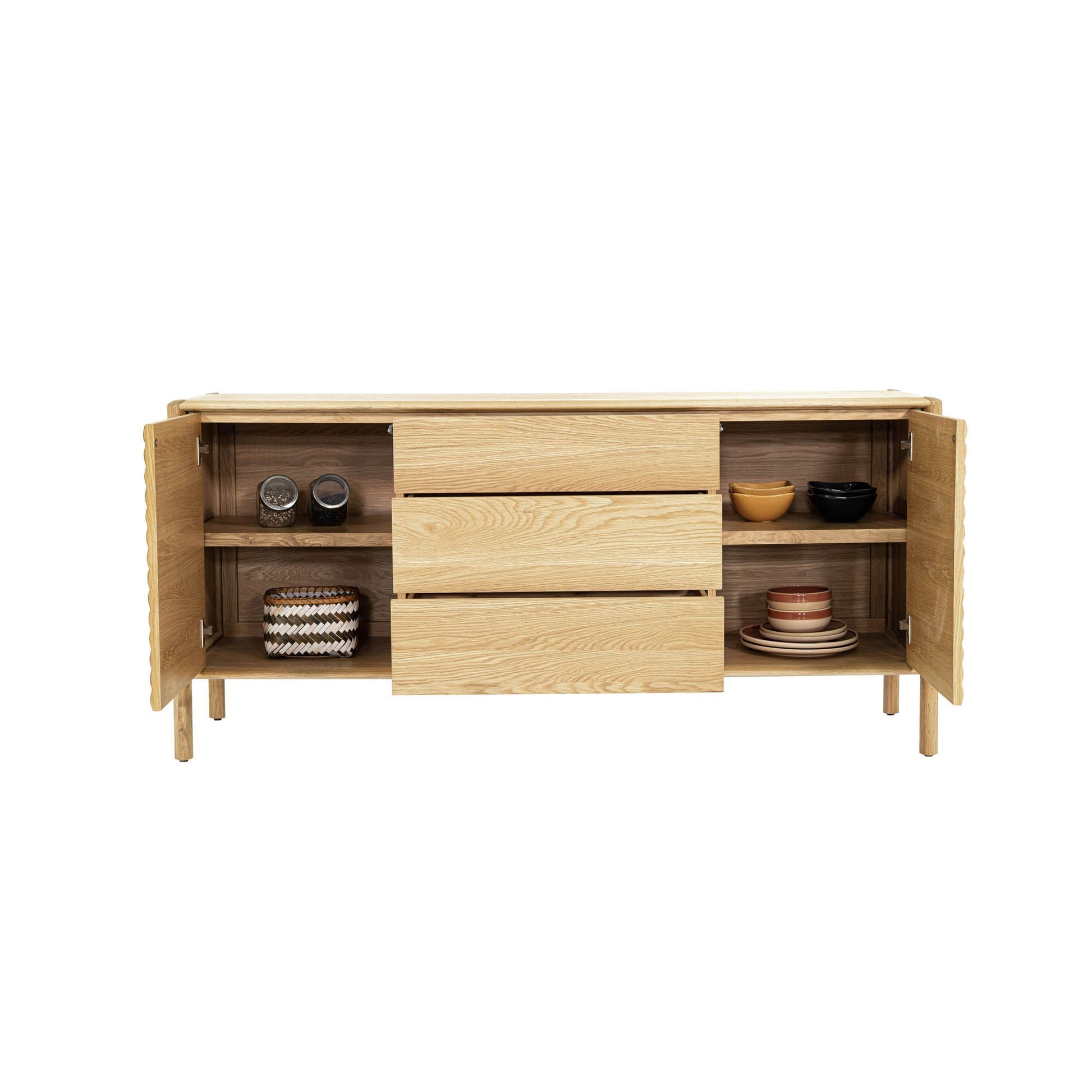 Runway Sideboard - Light Oak - Central Designs