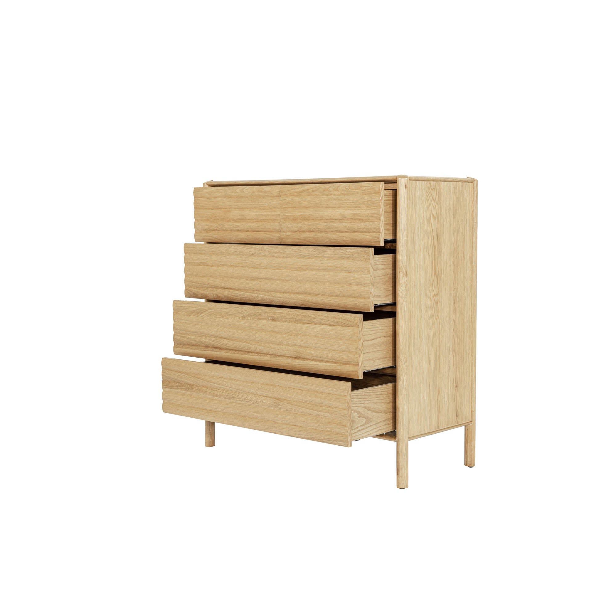 Runway 5 Drawer Chest - Light Oak