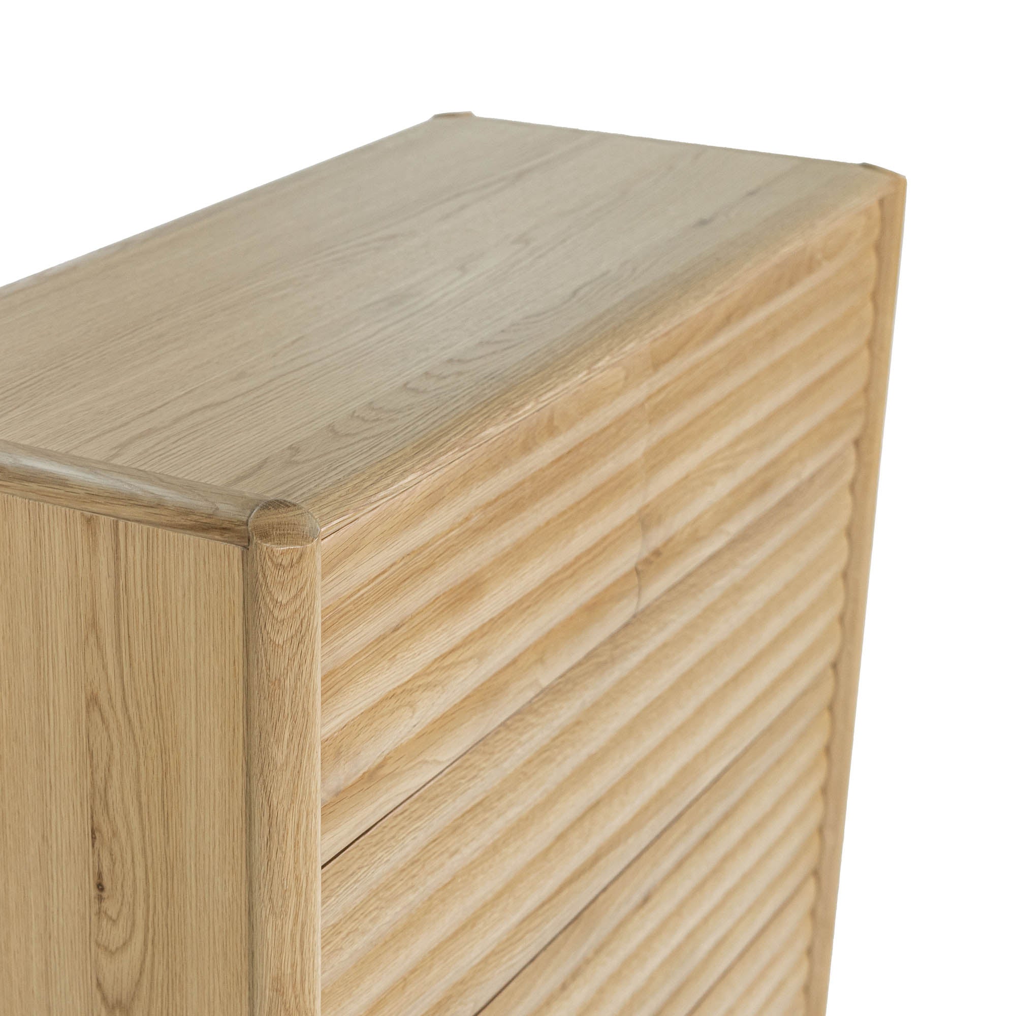 Runway 5 Drawer Chest - Light Oak - Central Designs
