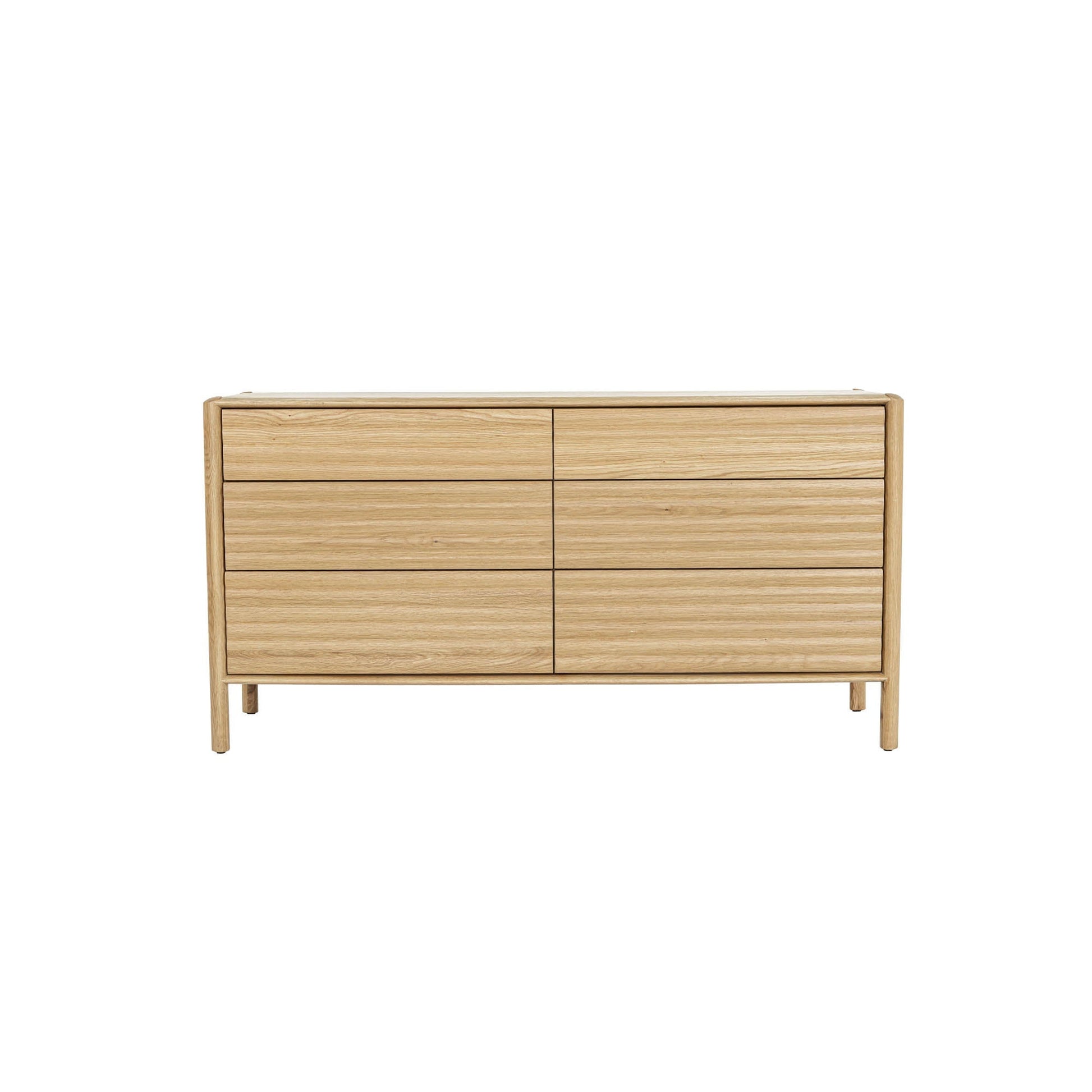 Runway 6 Drawer Dresser - Light Oak - Central Designs