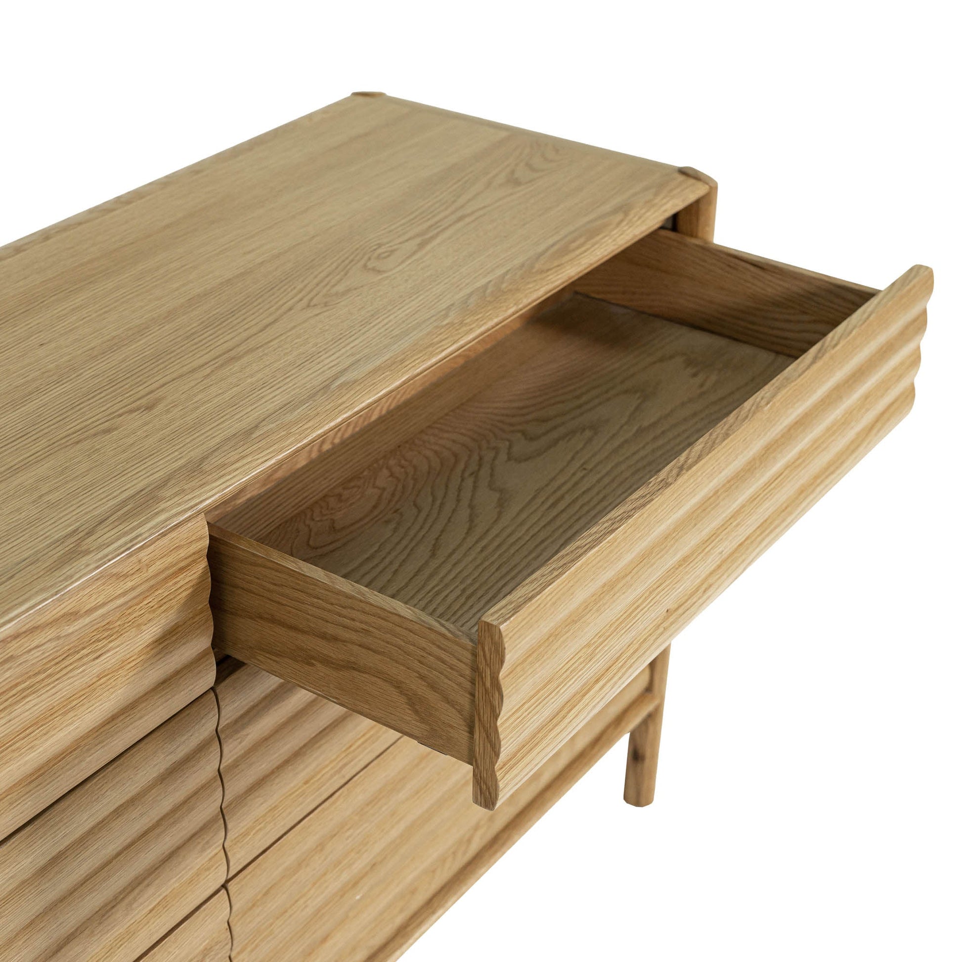 Runway 6 Drawer Dresser - Light Oak - Central Designs