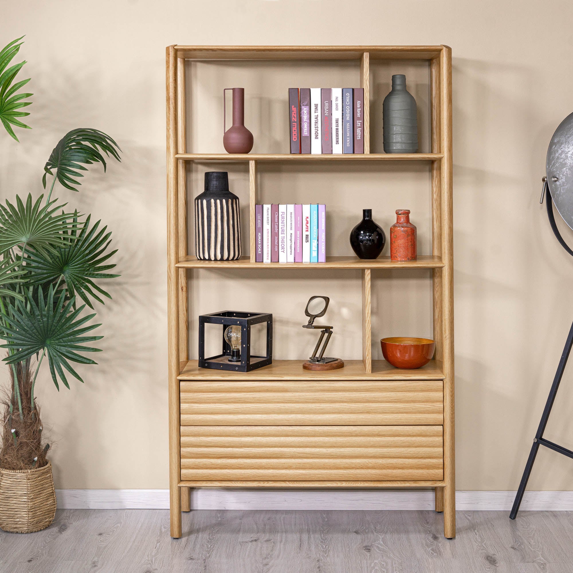 Runway Bookcase - Light Oak