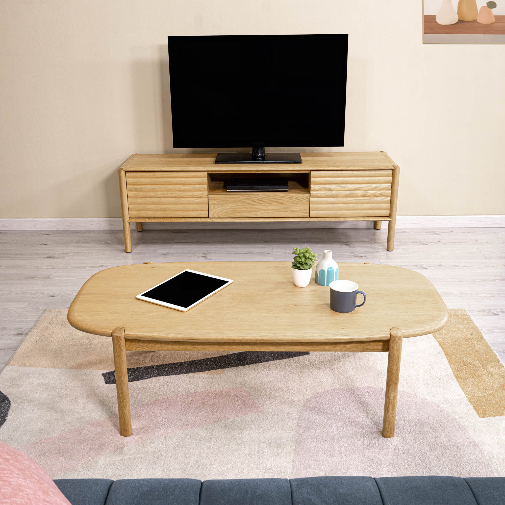 Runway Coffee Table - Light Oak - Central Designs