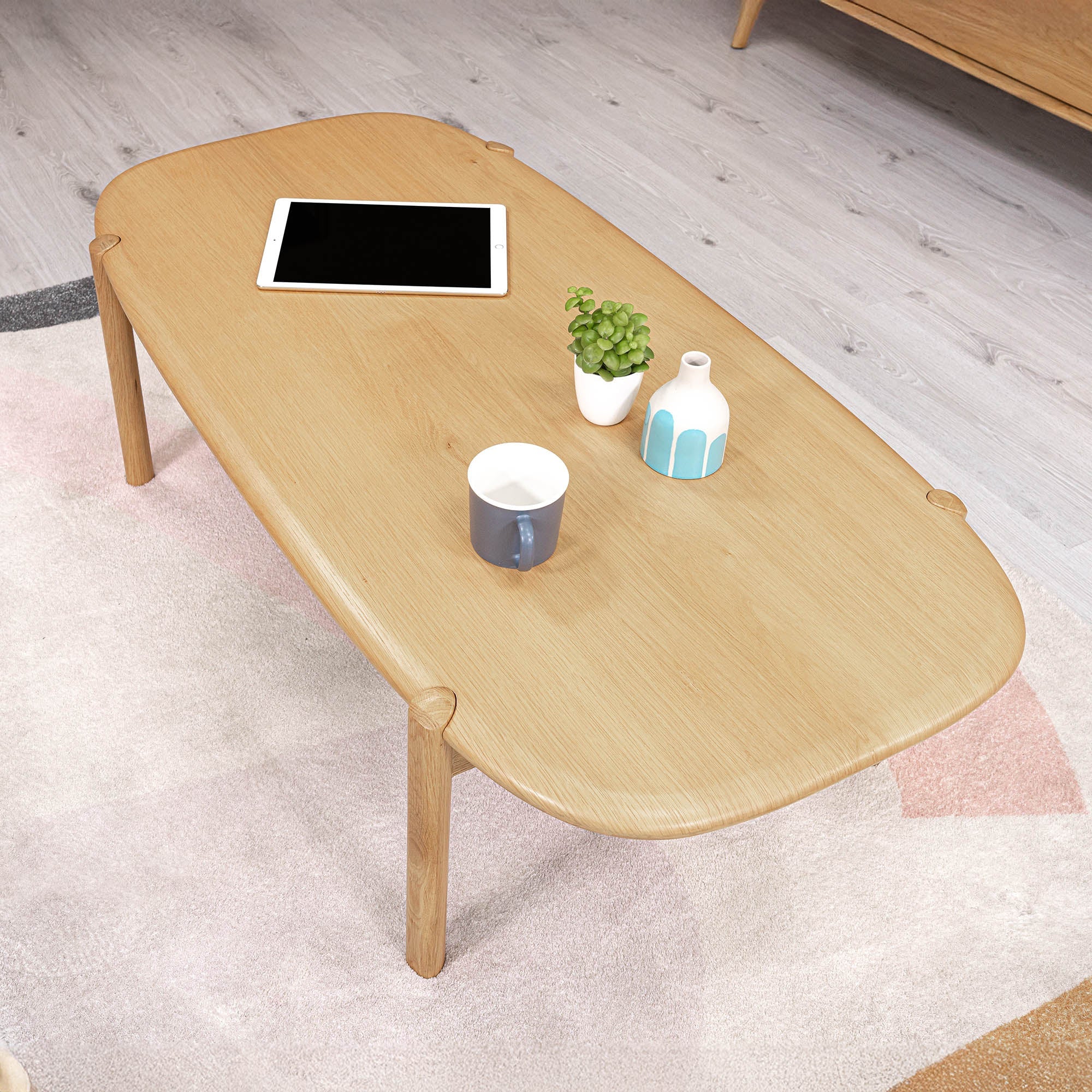 Runway Coffee Table - Light Oak - Central Designs