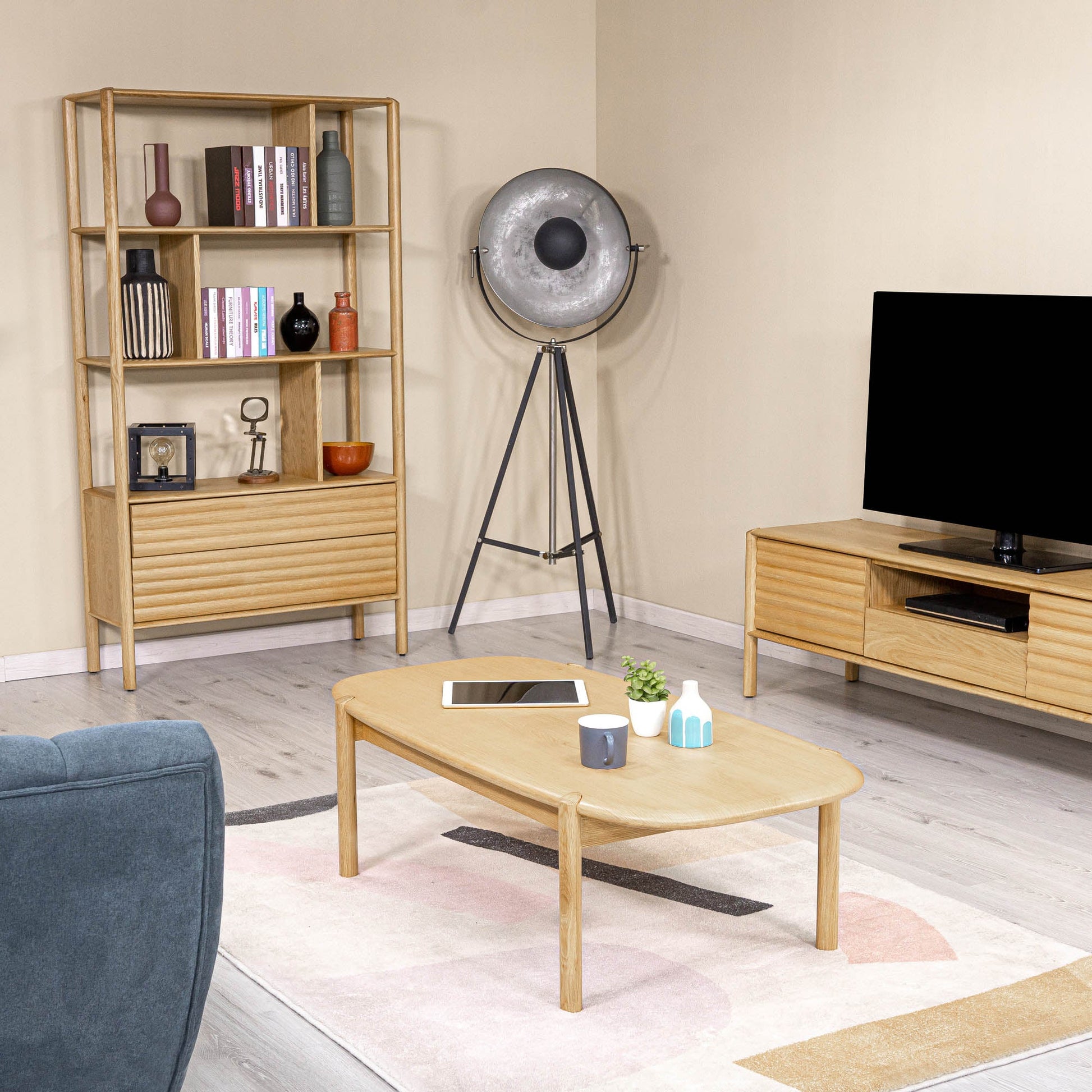 Runway Coffee Table - Light Oak - Central Designs