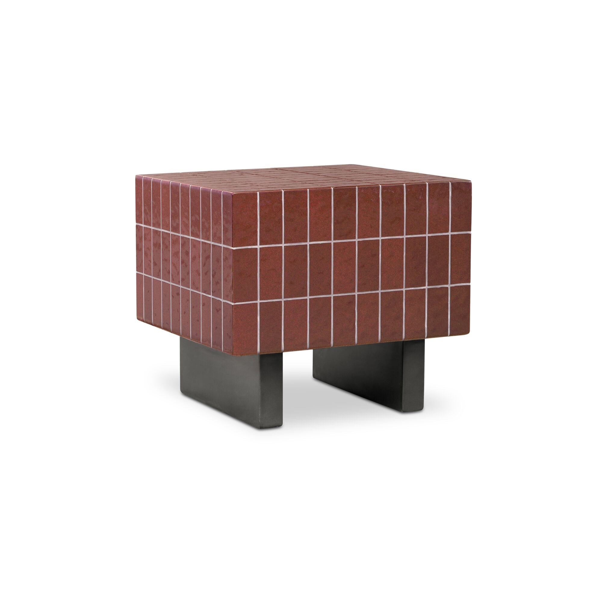 Farren Outdoor Side Table Brown - Central Designs