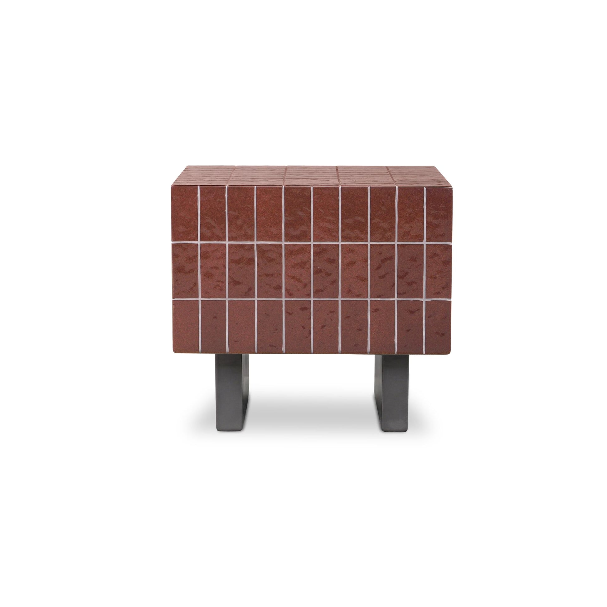 Farren Outdoor Side Table Brown - Central Designs