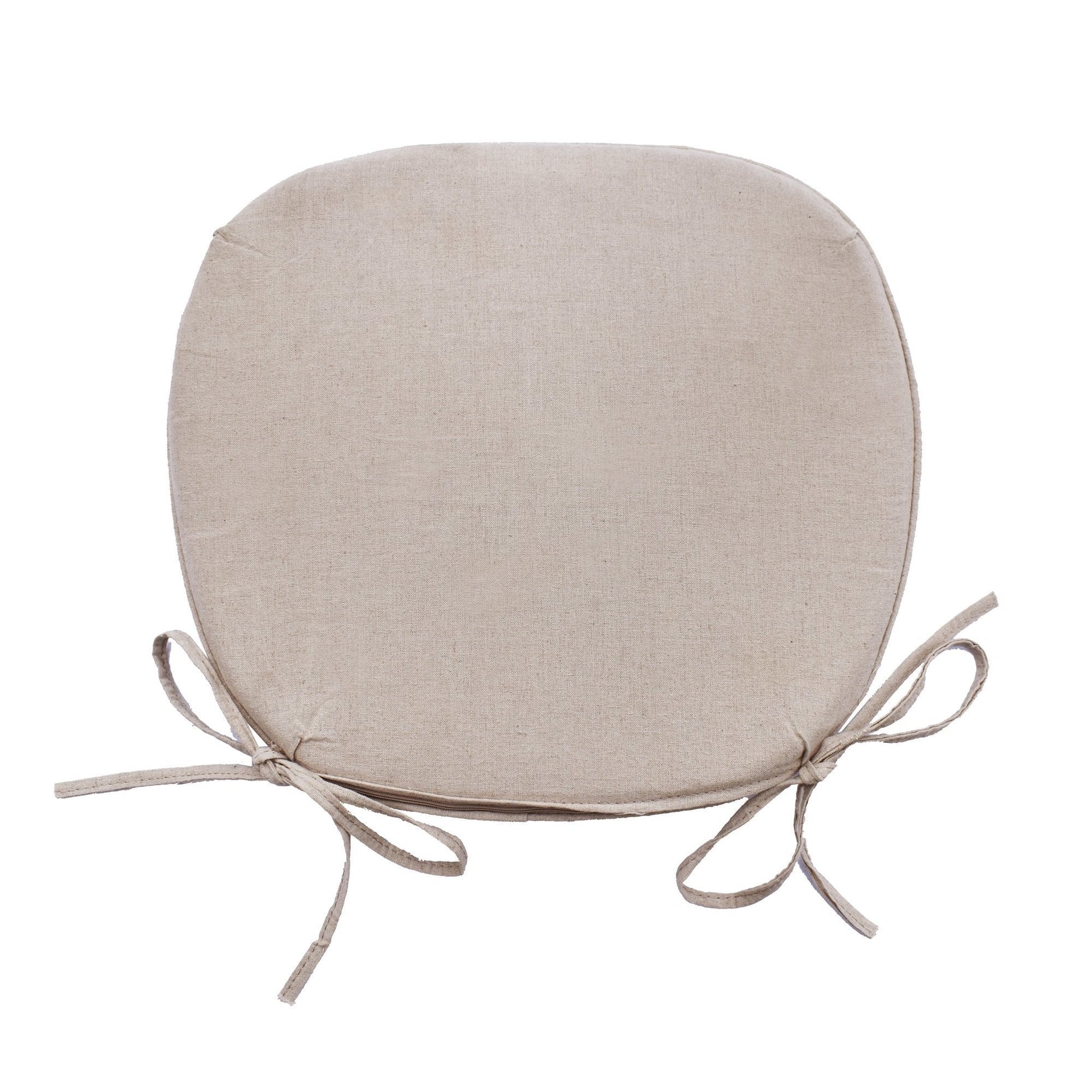 Seat Cushion for Cross Back Chair - Linen - Central Designs