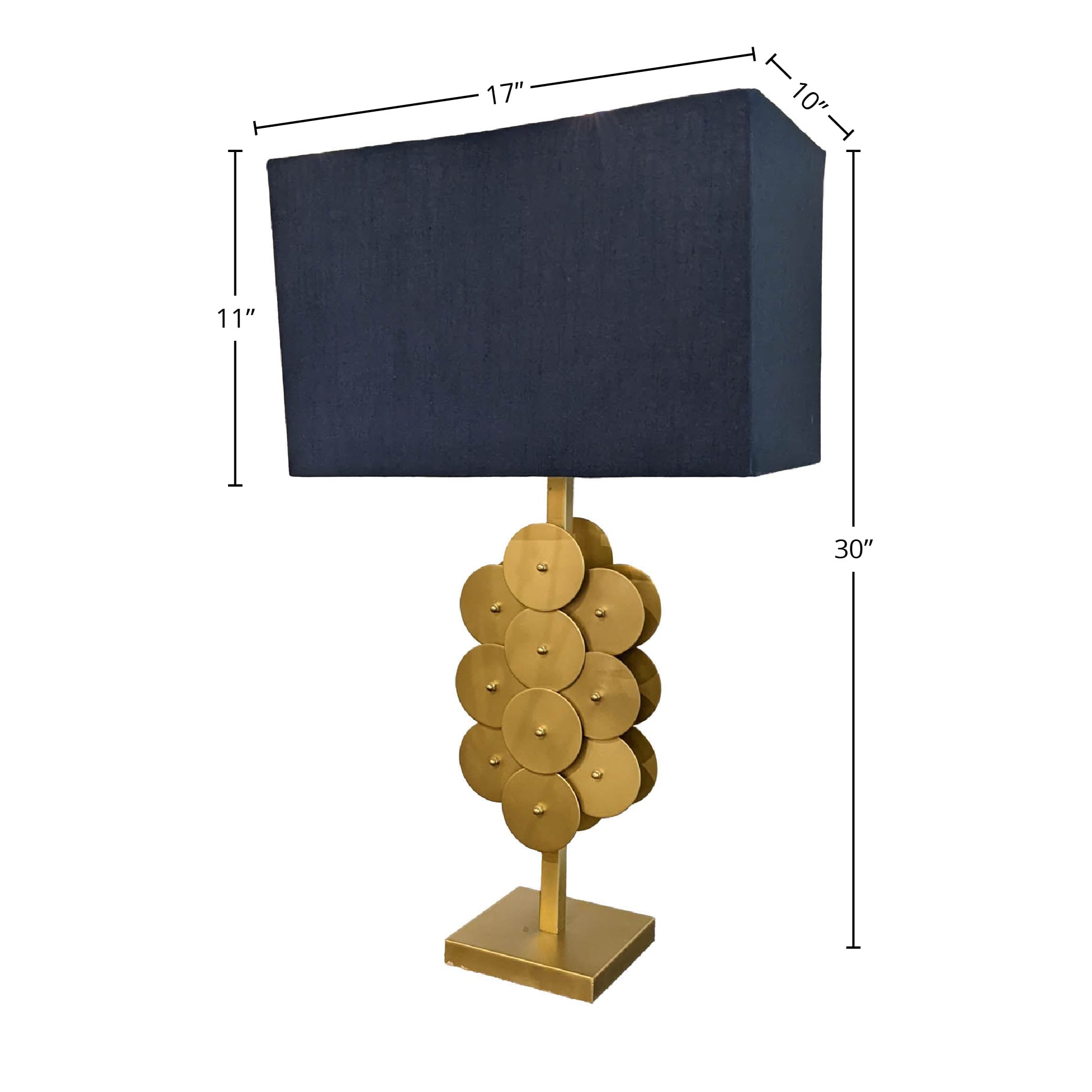 Skye Brass Disc Lamp - Central Designs