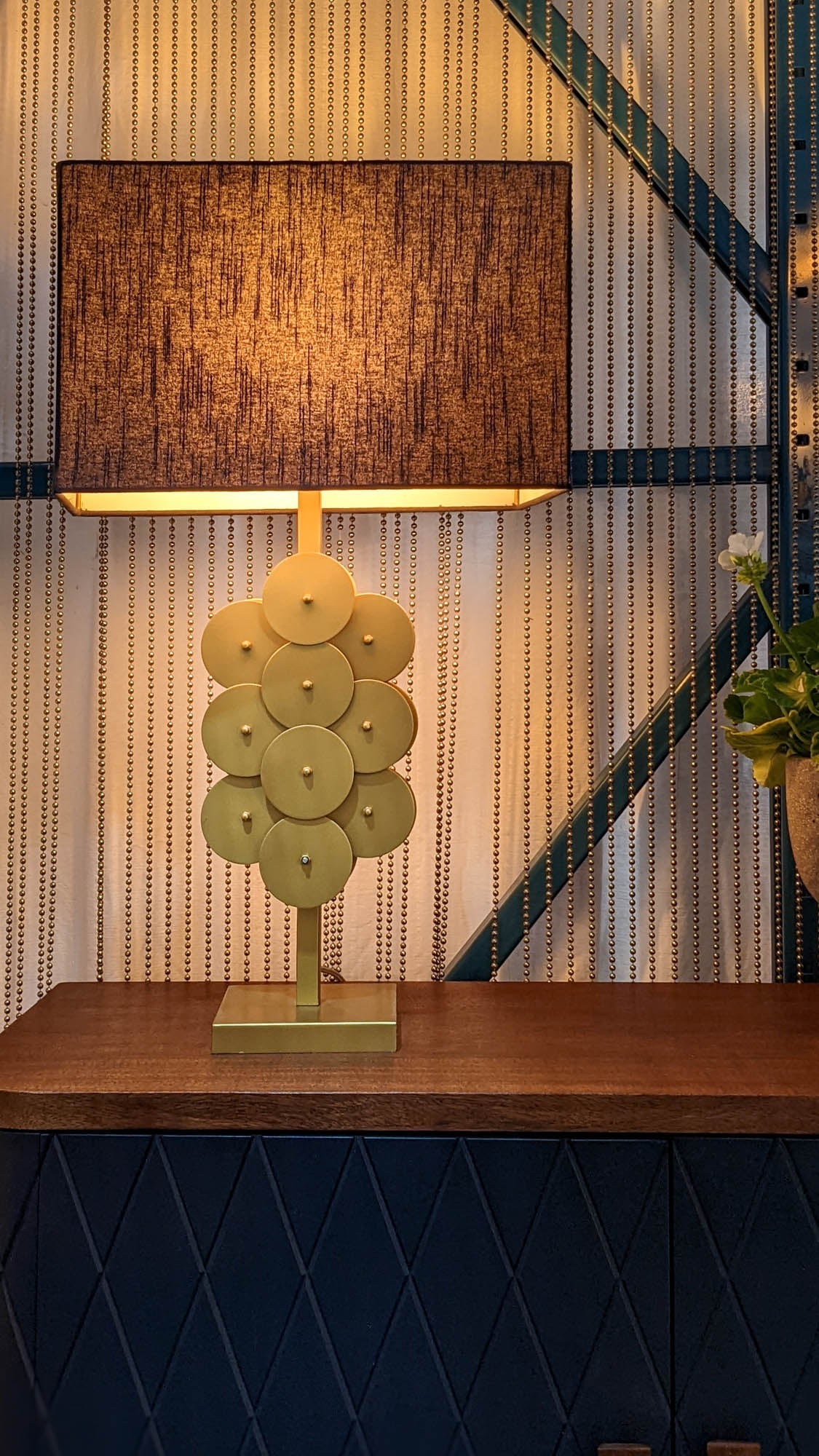 Skye Brass Disc Lamp - Central Designs