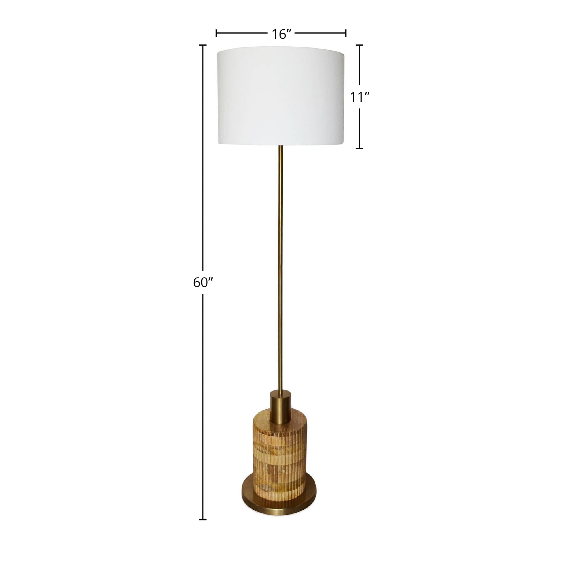 Skye Contemporary Standing Lamp - Central Designs
