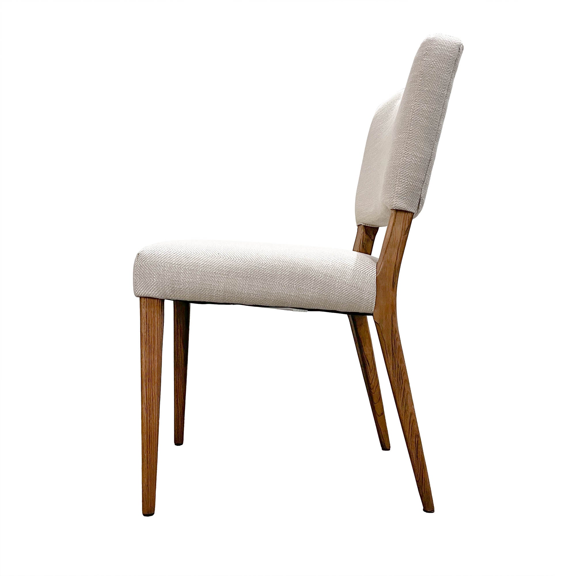 Luella Dining Chair - Sandy Beige/Cool Brown Legs - Central Designs