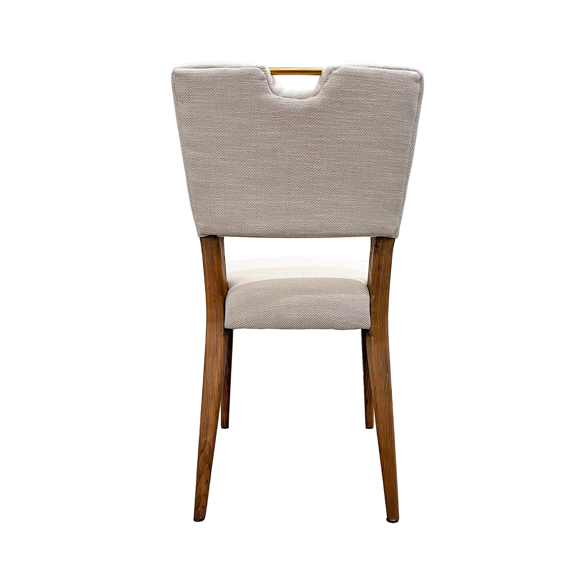 Luella Dining Chair - Sandy Beige/Cool Brown Legs - Central Designs