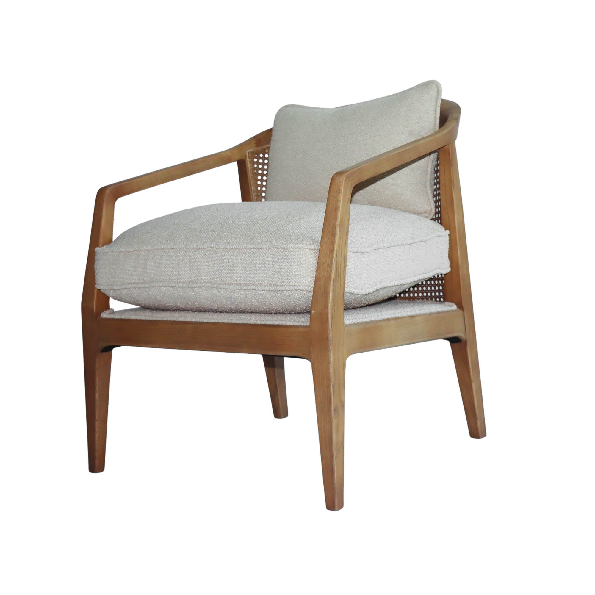 Rosa Club Chair - Sand Boucle - Central Designs