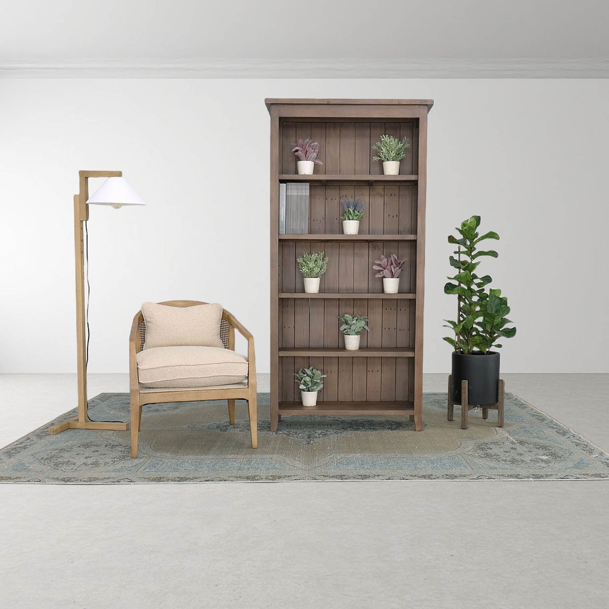 Rosa Club Chair - Sand Boucle - Central Designs