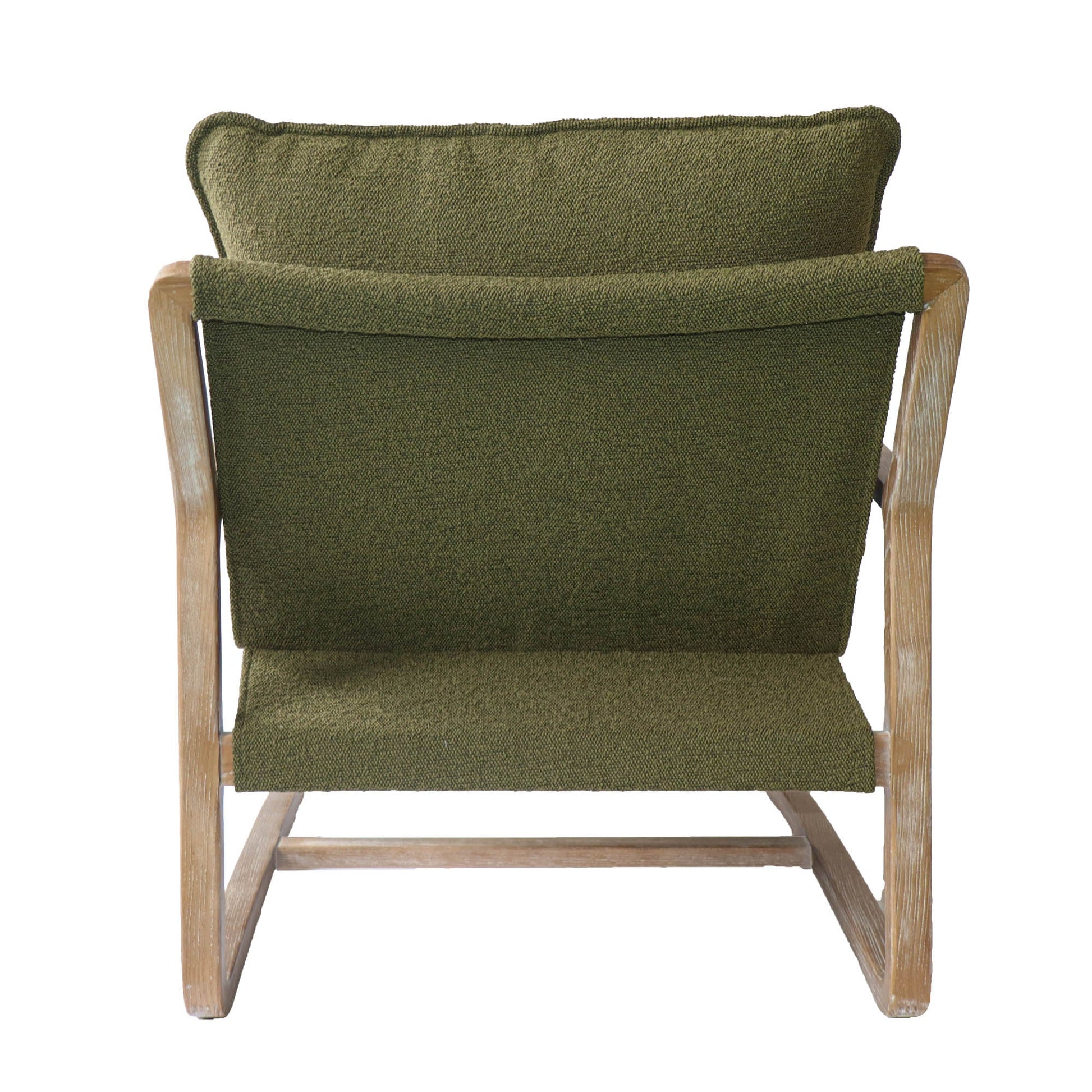 Huntington Club Chair - Moss Boucle - Central Designs