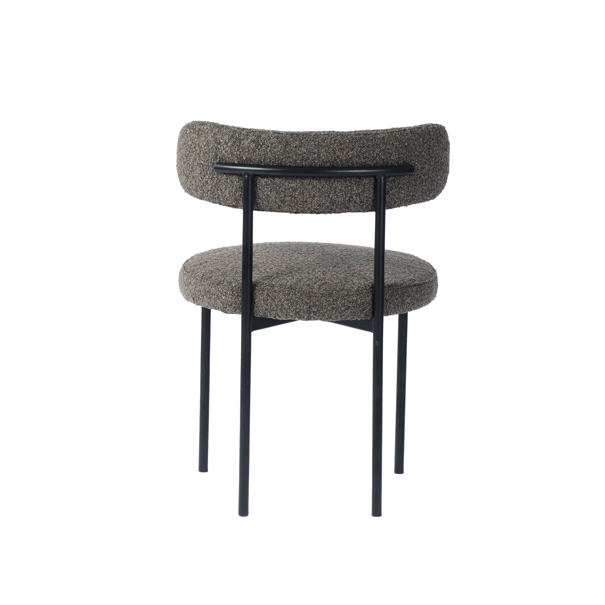 Cleo Dining Chair - Brown Boucle - Central Designs