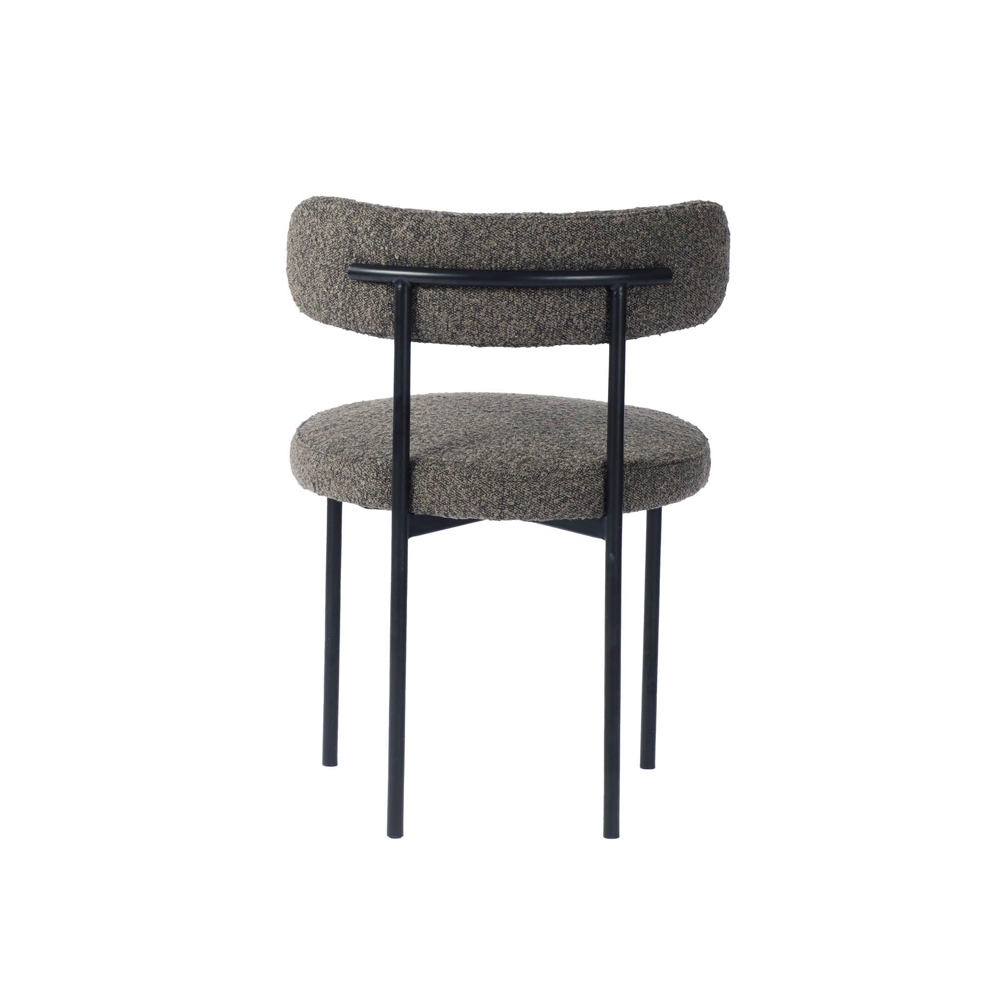 Cleo Dining Chair - Brown Boucle - Central Designs