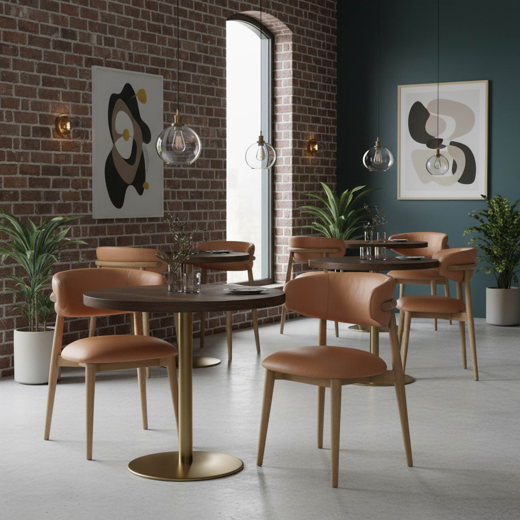 Milo Dining Chair - Hazelnut - Central Designs