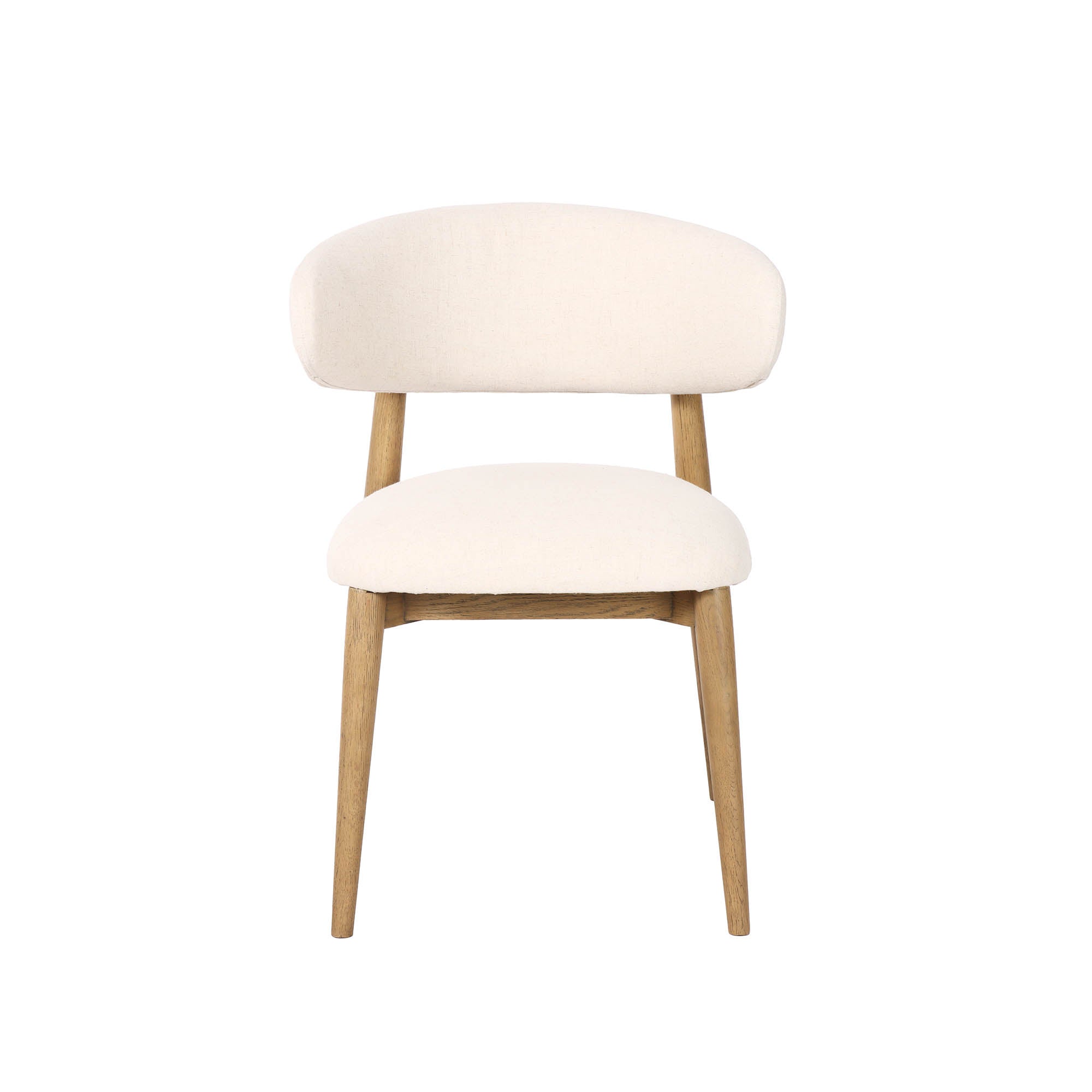 Milo Dining Chair - Savile Flax - Central Designs