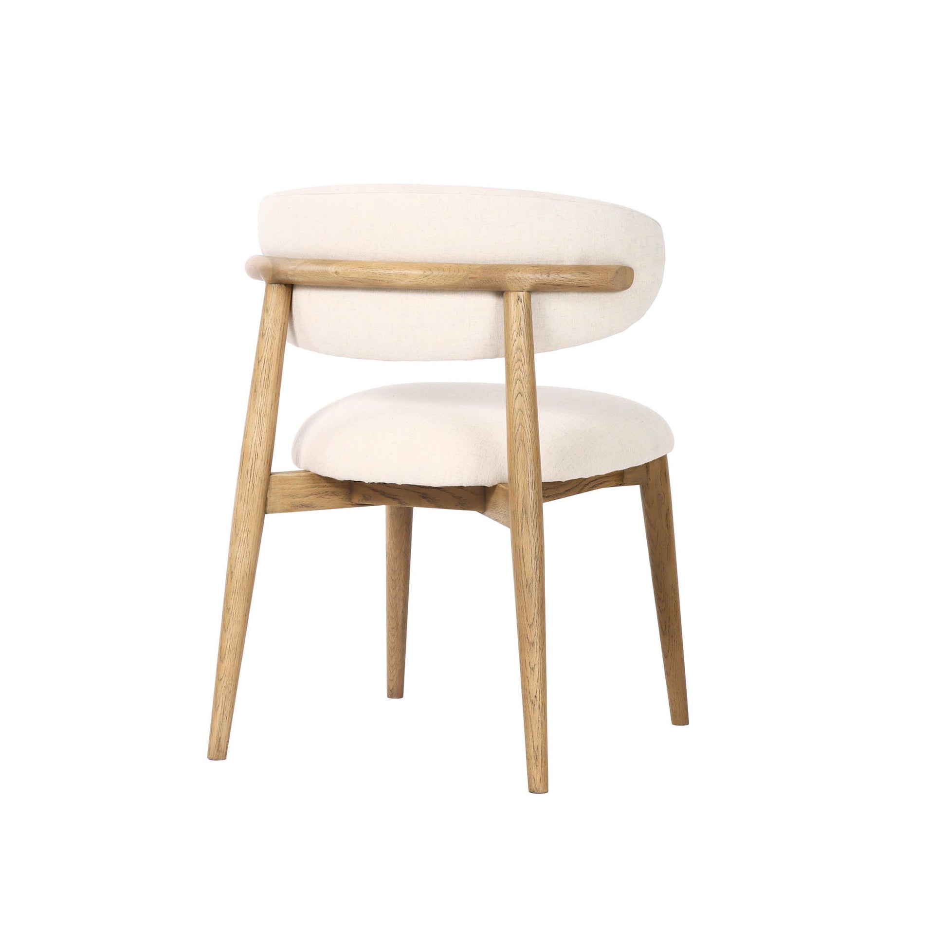 Milo Dining Chair - Savile Flax - Central Designs