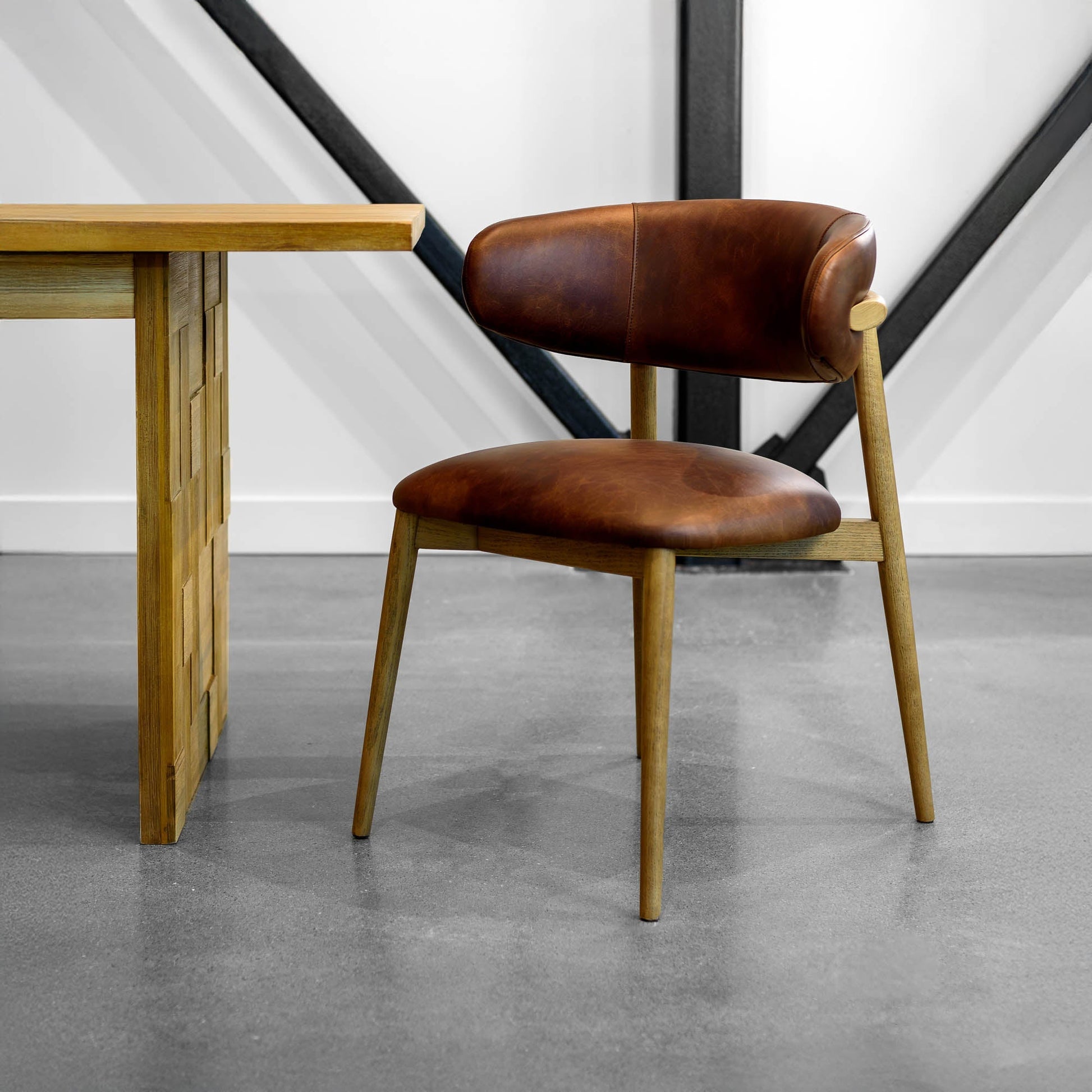 Milo Dining Chair - Tobacco - Central Designs