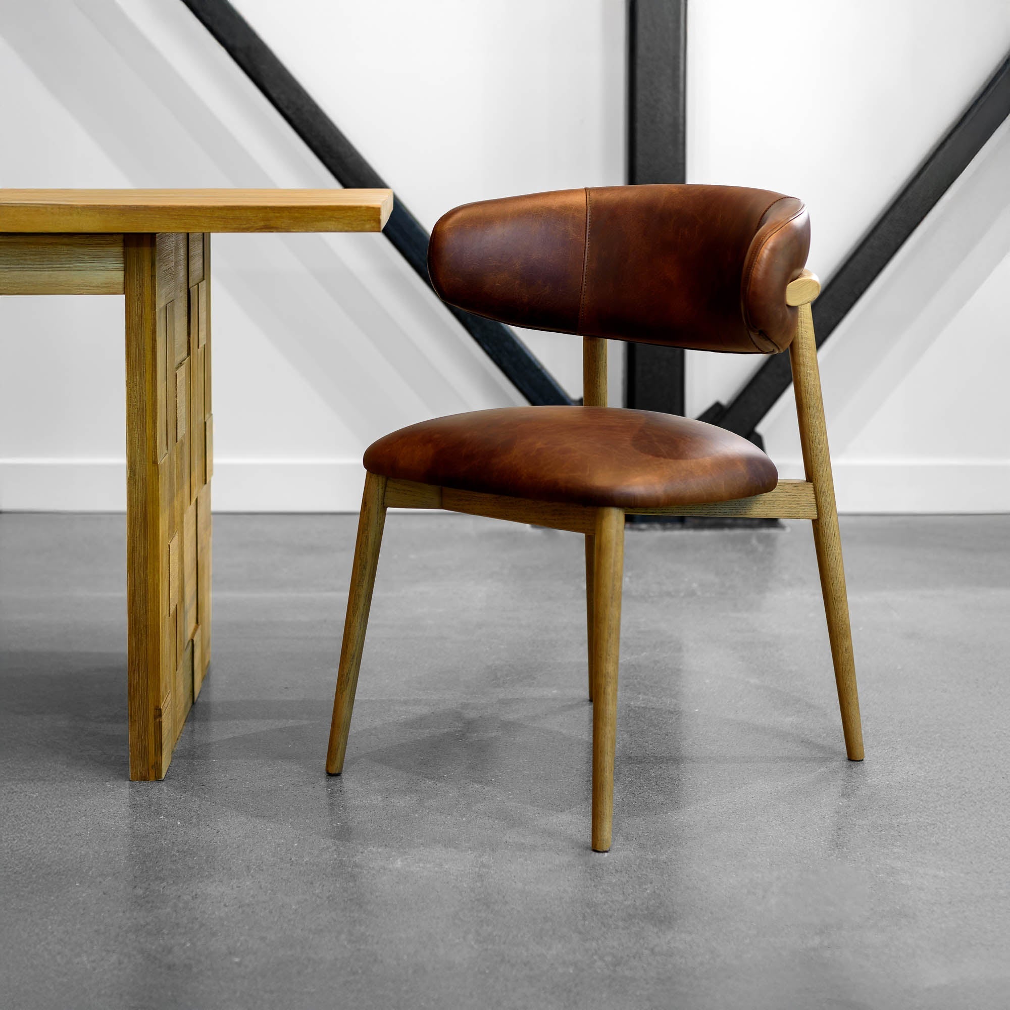 Milo Dining Chair - Tobacco - Central Designs