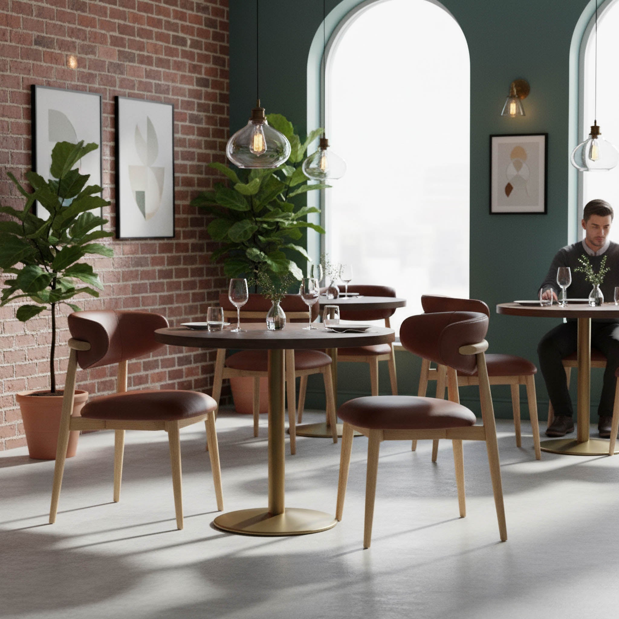 Milo Dining Chair - Tobacco - Central Designs
