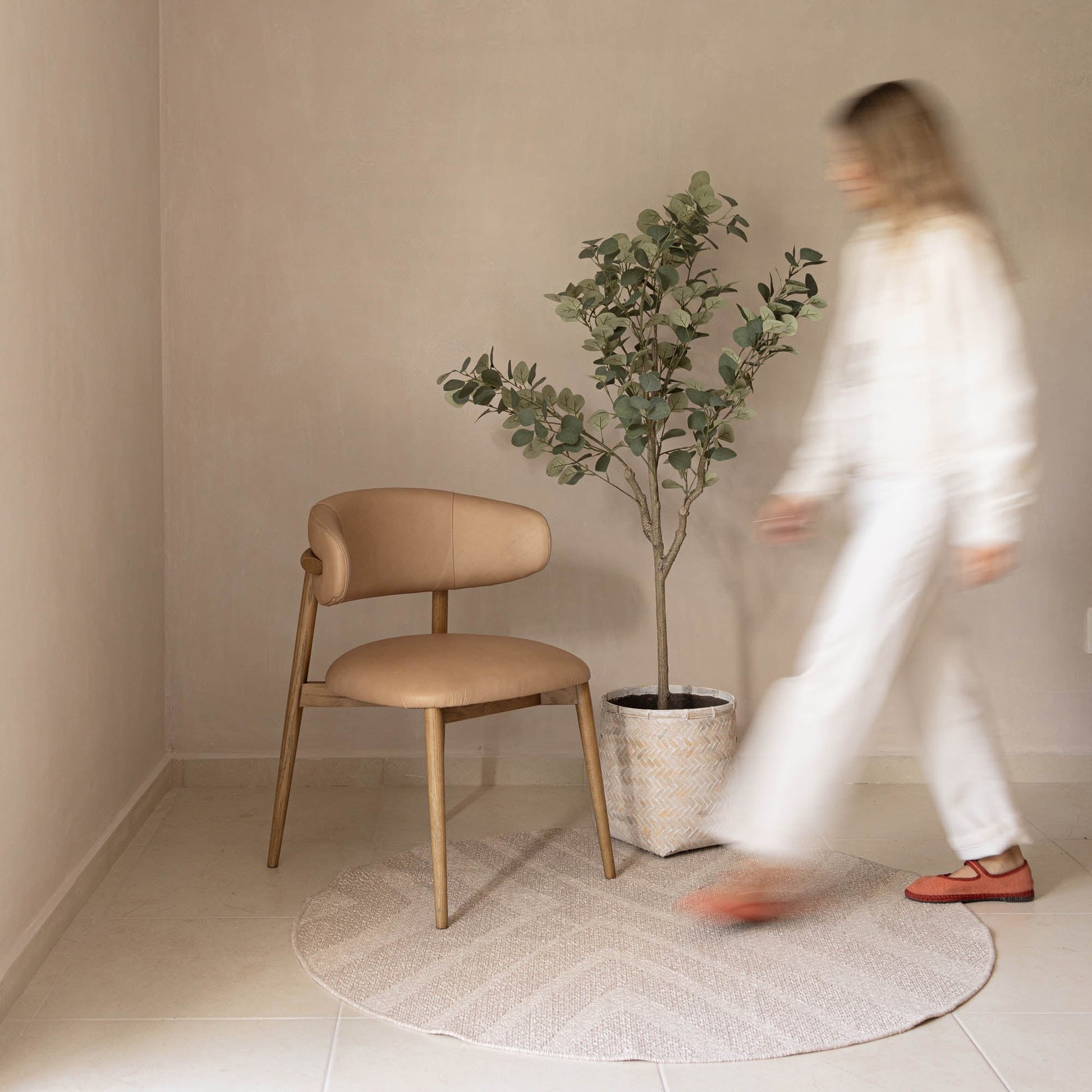 Milo Dining Chair - Nude - Central Designs