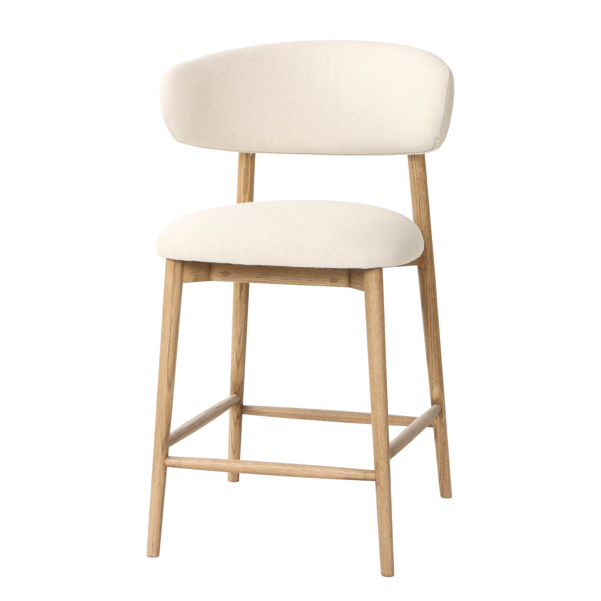 Milo Counter Stool - Savile Flax - Central Designs