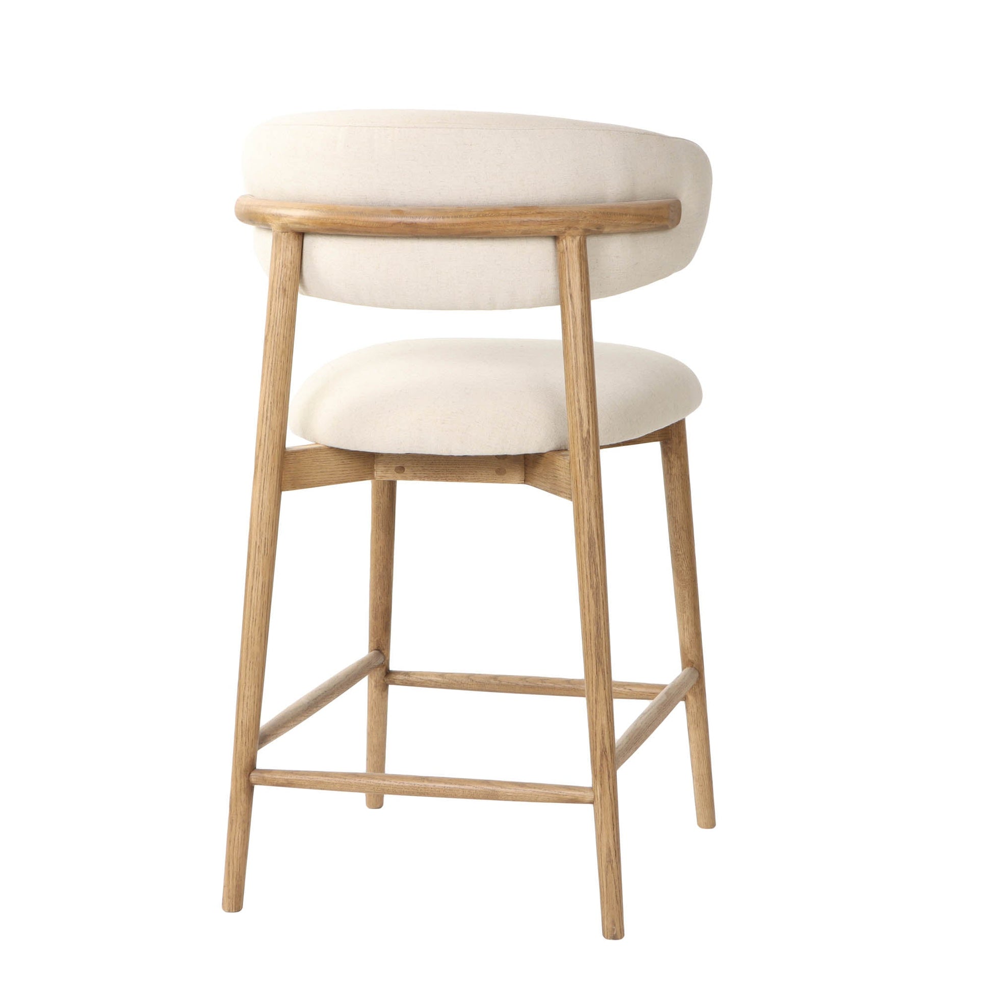 Milo Counter Stool - Savile Flax - Central Designs