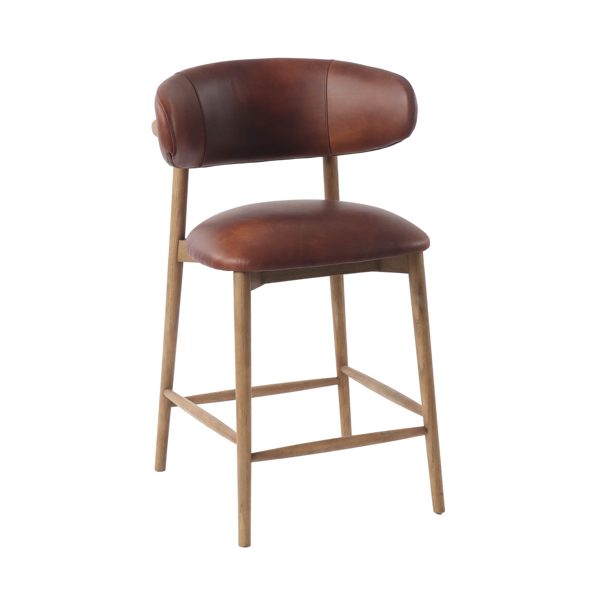 Milo Counter Stool - Tobacco - Central Designs