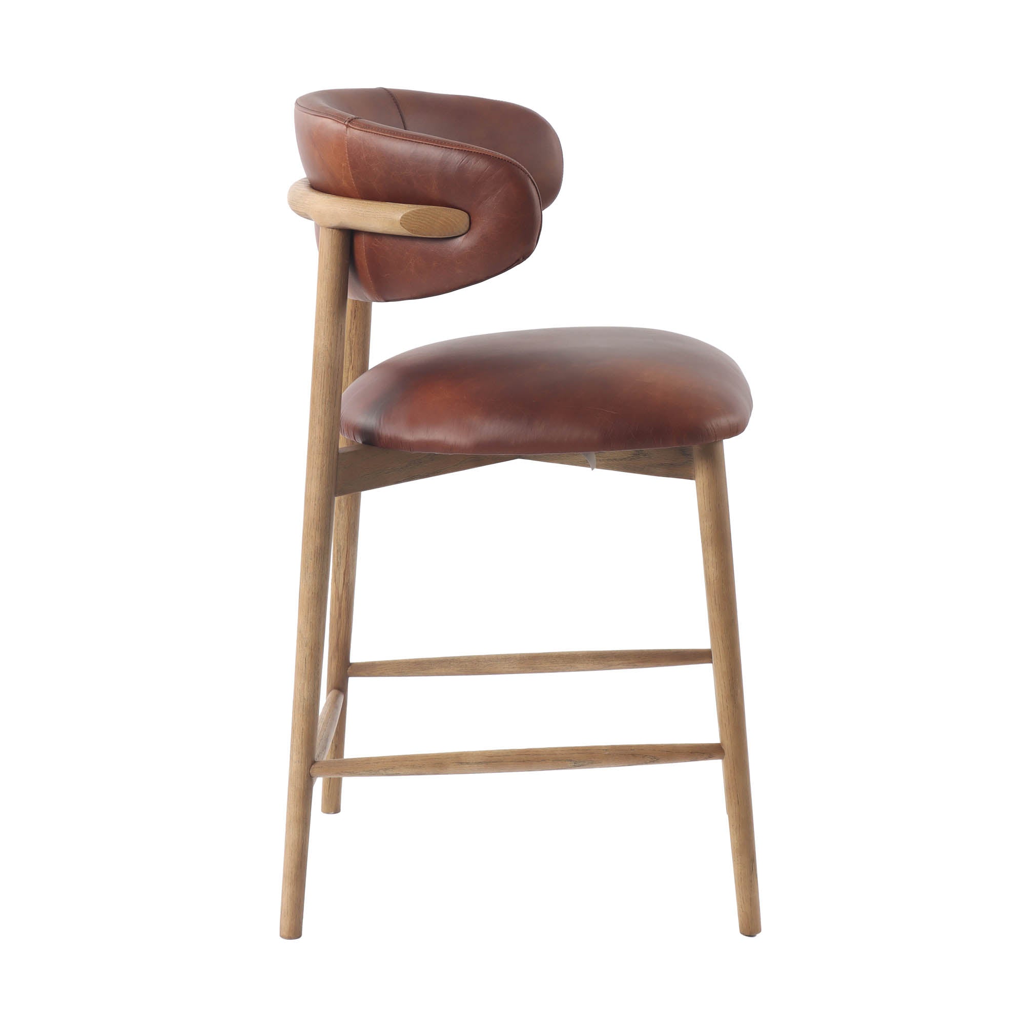 Milo Counter Stool - Tobacco - Central Designs
