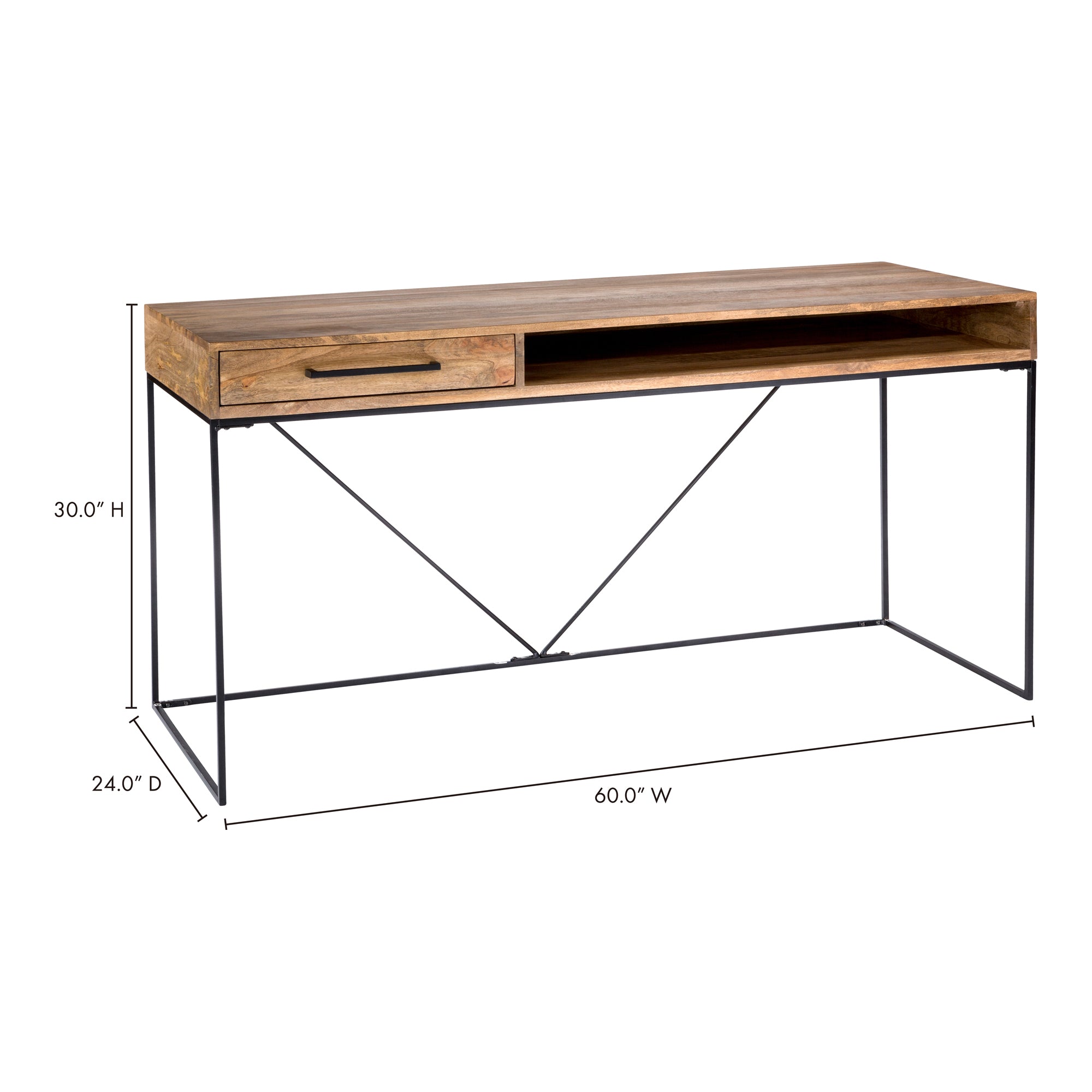Colvin Desk Natural - Central Designs