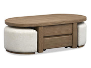 Hayden Lift Top Stg.Cocktail Table w/Casters - Central Designs