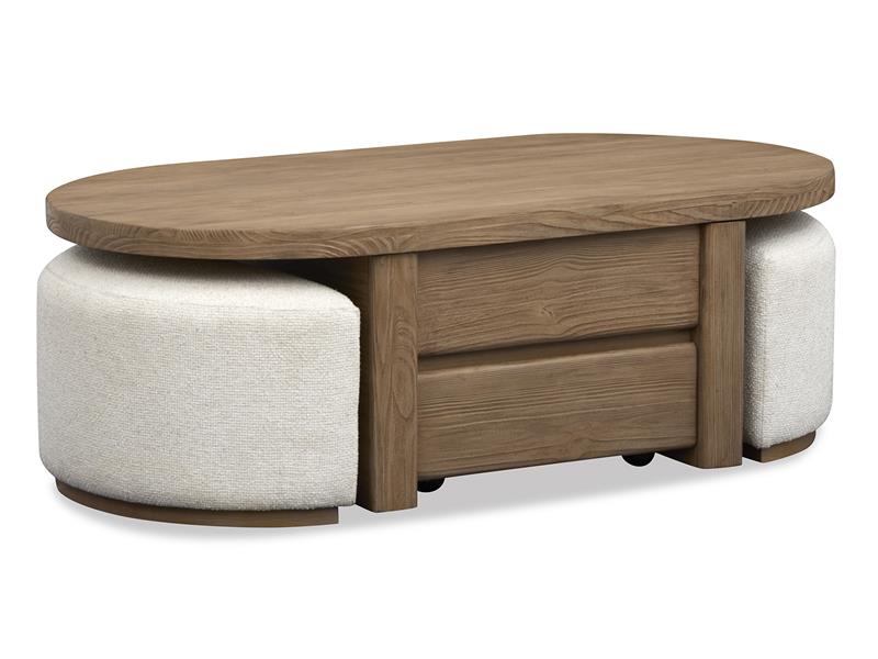 Hayden Lift Top Stg.Cocktail Table w/Casters - Central Designs