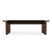 Merritt Outdoor Bench Dark Brown - Central Designs